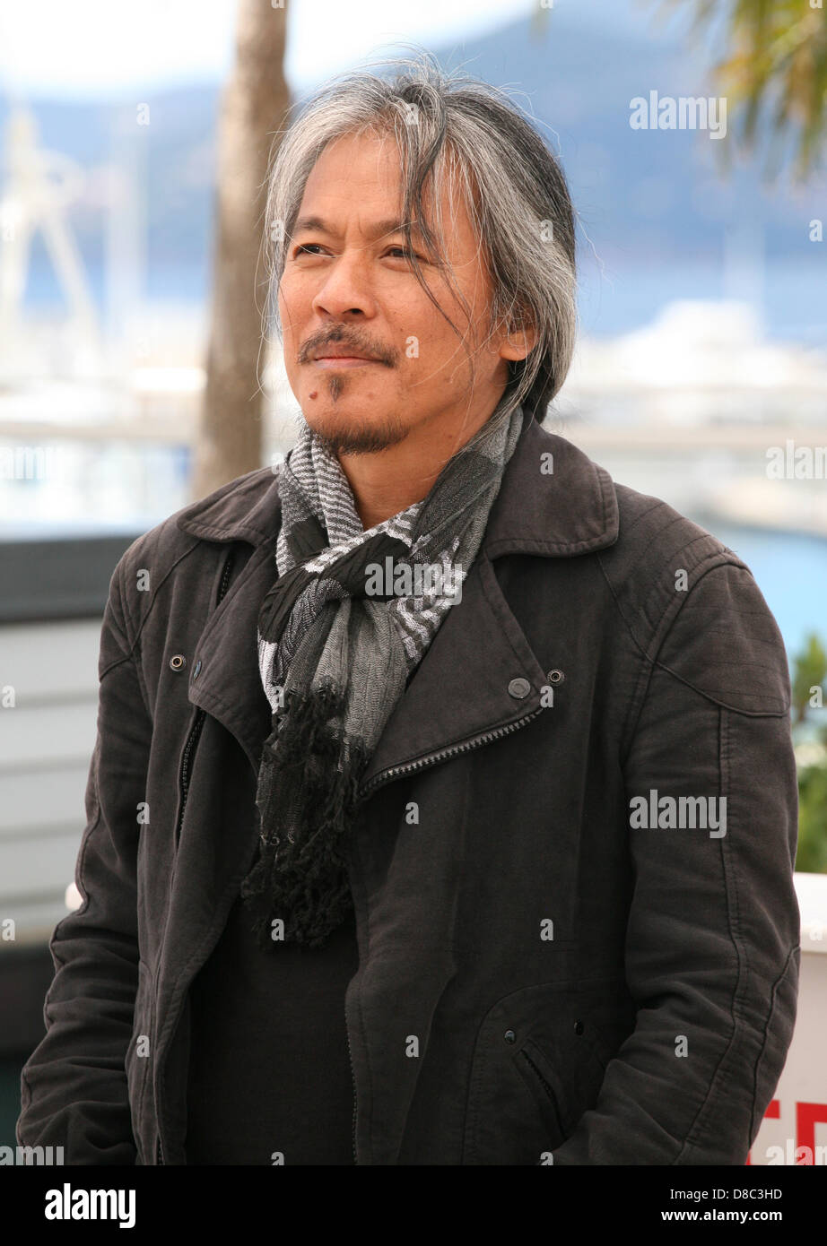 Cannes, France. 24th May 2013.  Director Lav Diaz at the Norte, Hangganan Ng Kasaysayan Film Photocall Cannes Film Festival . Credit:  Doreen Kennedy / Alamy Live News Stock Photo