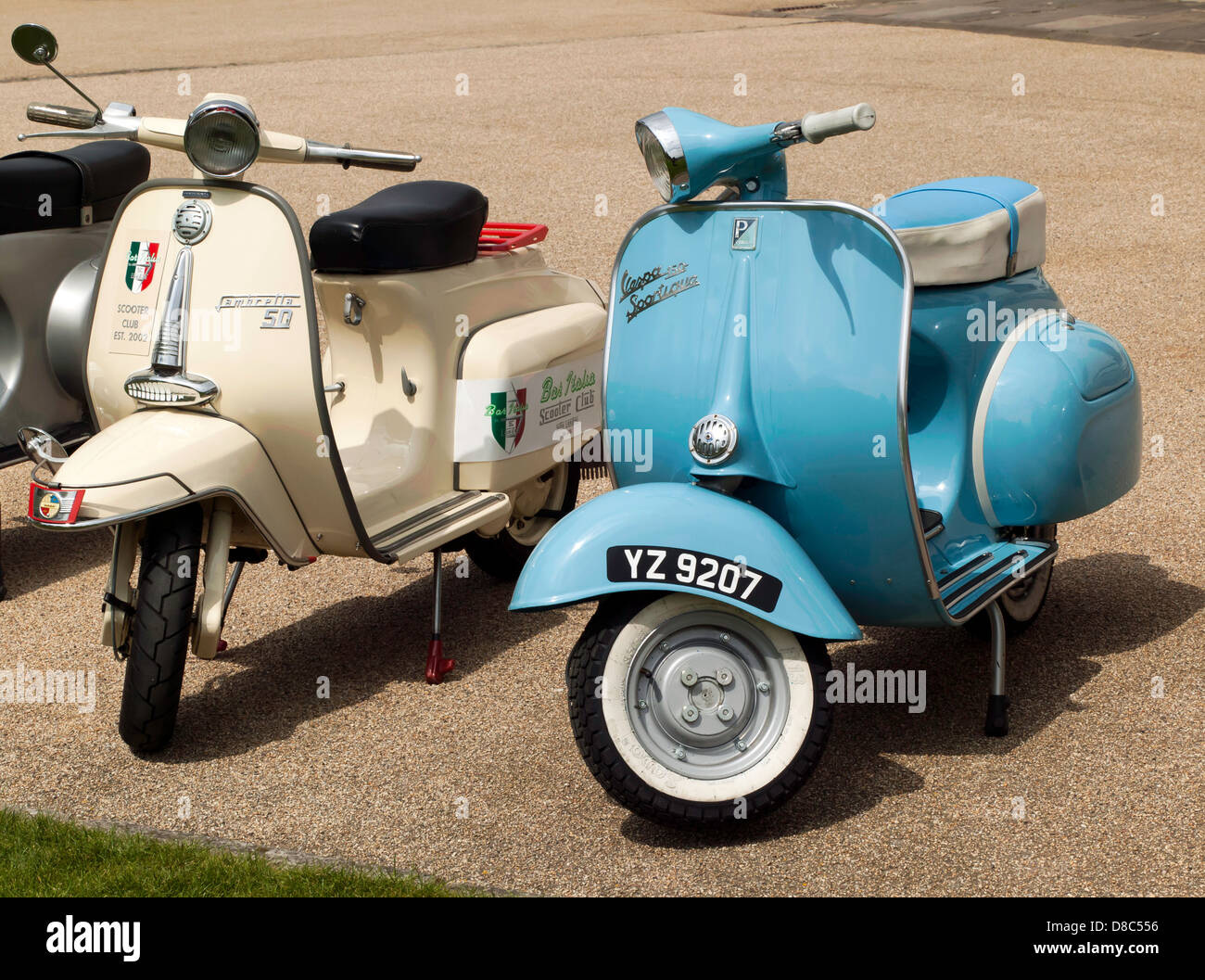 Image of a classic 1960's Vespa Sportique 150 scooter made by  Piaggo/Douglas Stock Photo - Alamy