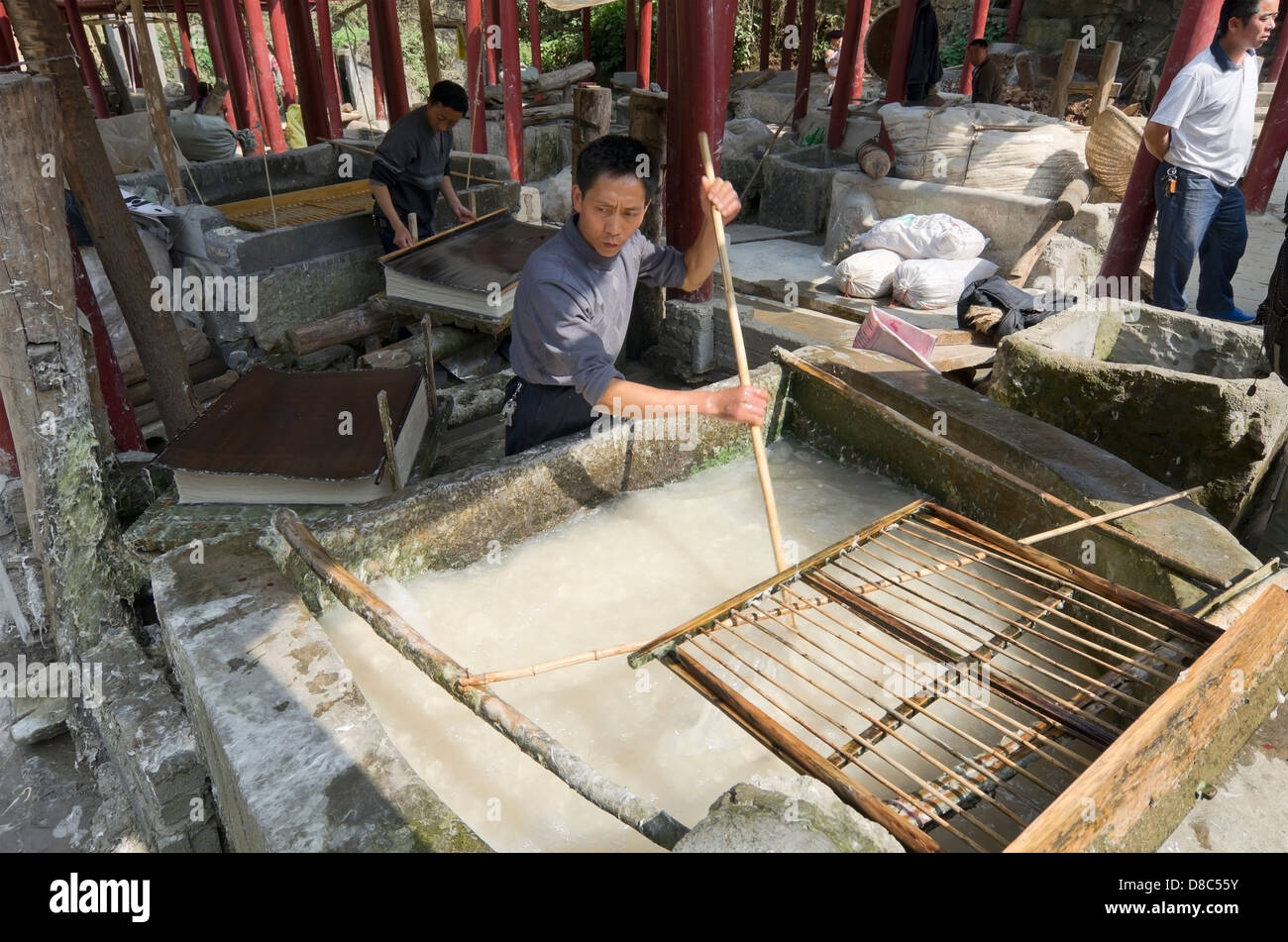 Traditional Paper Making Process 