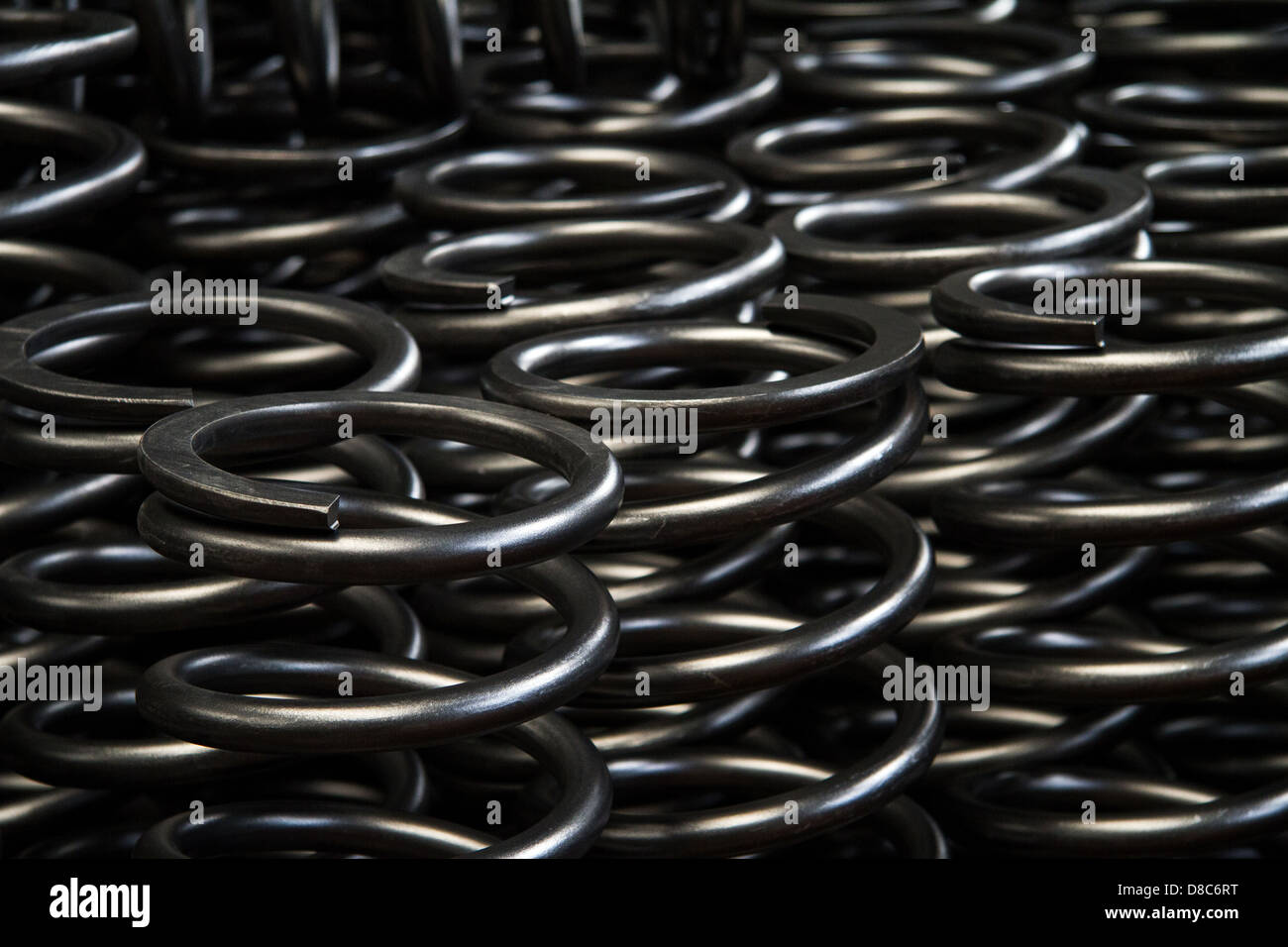 Steel Coil springs Stock Photo Alamy