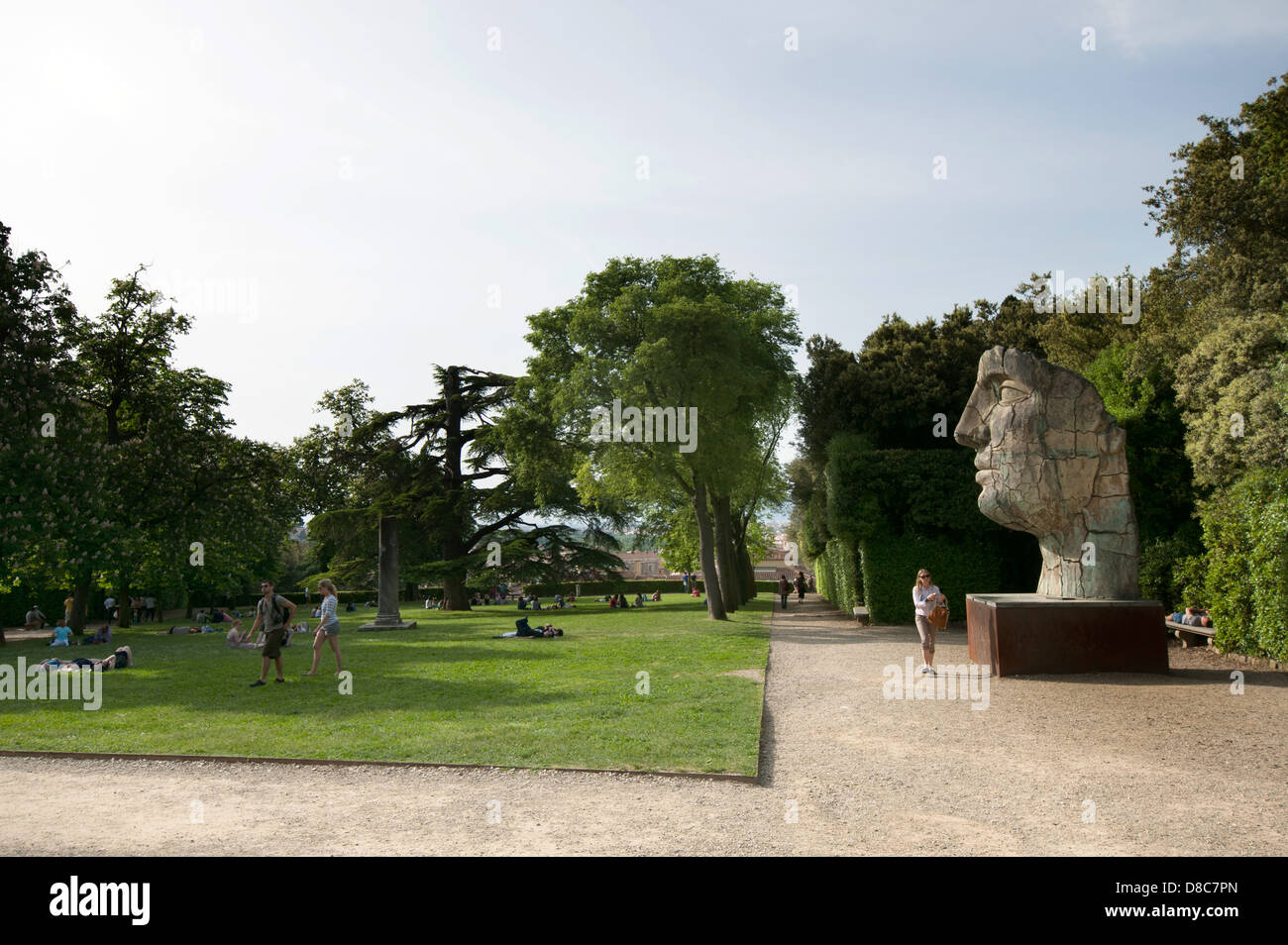 Boboli Garden modern sculpture artist Igor Mitoraj, Florence, Italy