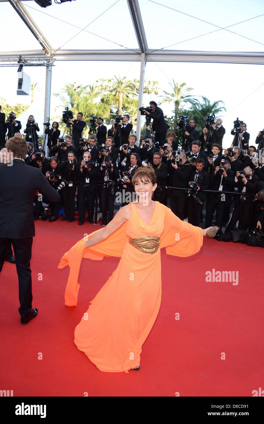 May 24, 2013 - Cannes, France - CANNES, FRANCE - MAY 24: vICTORIA ABRIL attends the Premiere of 'The Immigrant' during The 66th Annual Cannes Film Festival at Palais des Festivals on May 24, 2013 in Cannes, France. (Credit Image: © Frederick Injimbert/ZUMAPRESS.com) Stock Photo