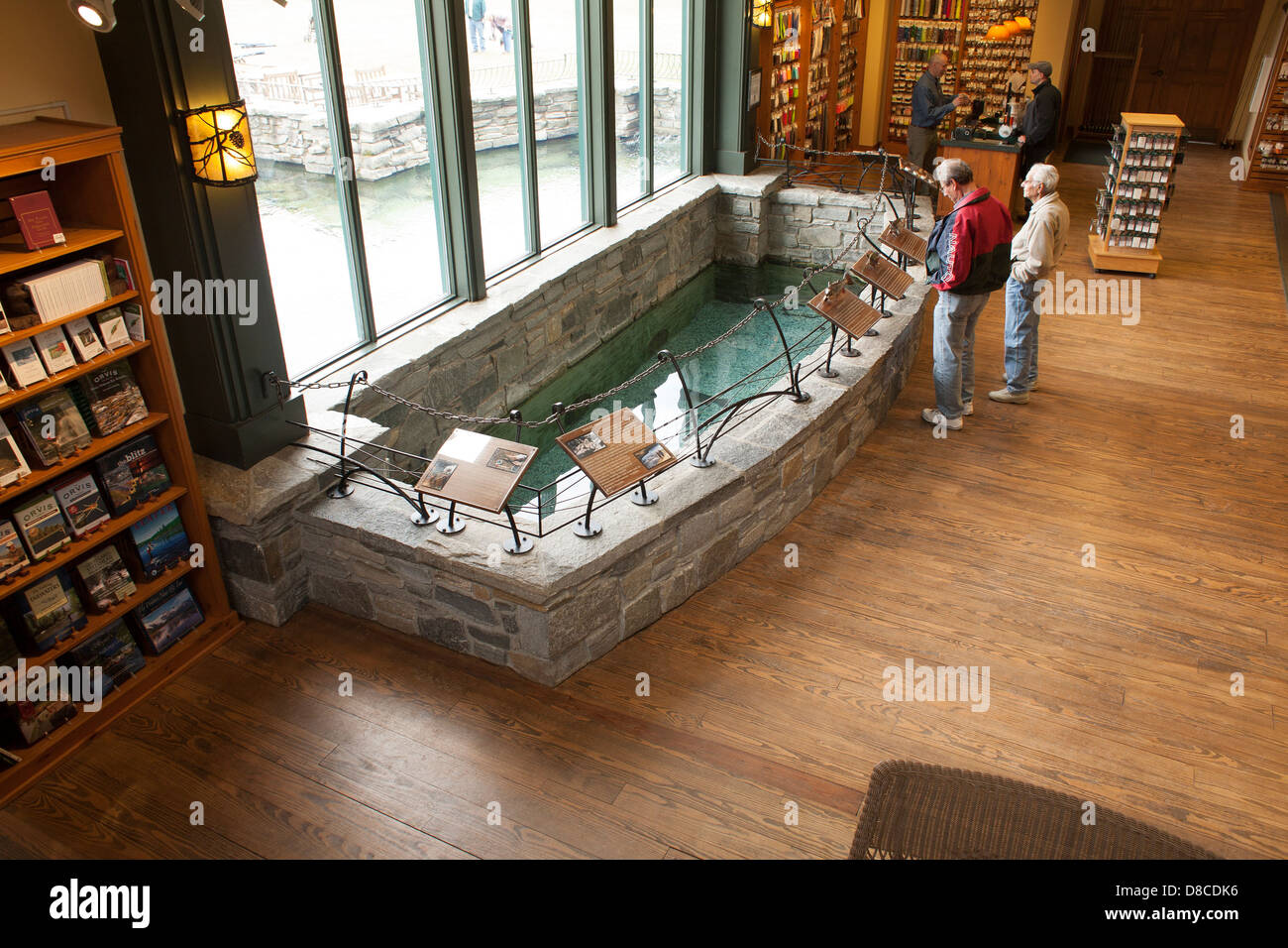 The large, rusticchic Orvis store in Manchester, Vt has everything