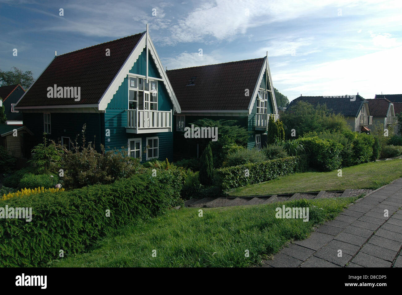 Houses in Weeps, The Netherlands Stock Photo