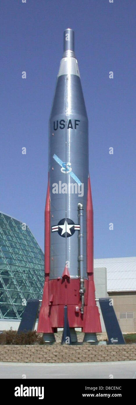 Atlas icbm at strategic air space museum Nebraska Stock Photo - Alamy