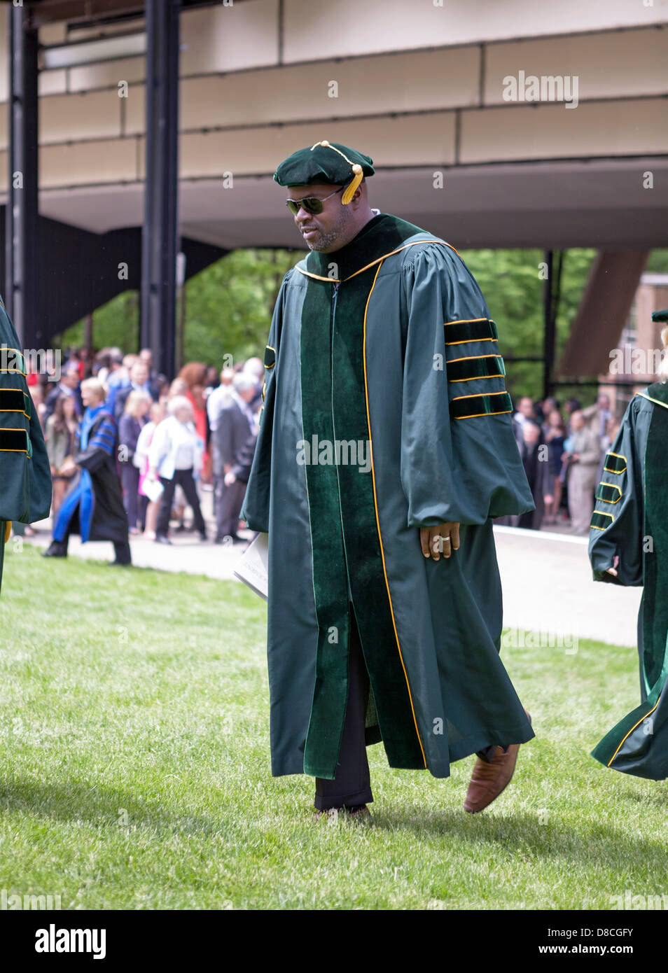 Family and friends join in the celebration of graduation at Skidmore