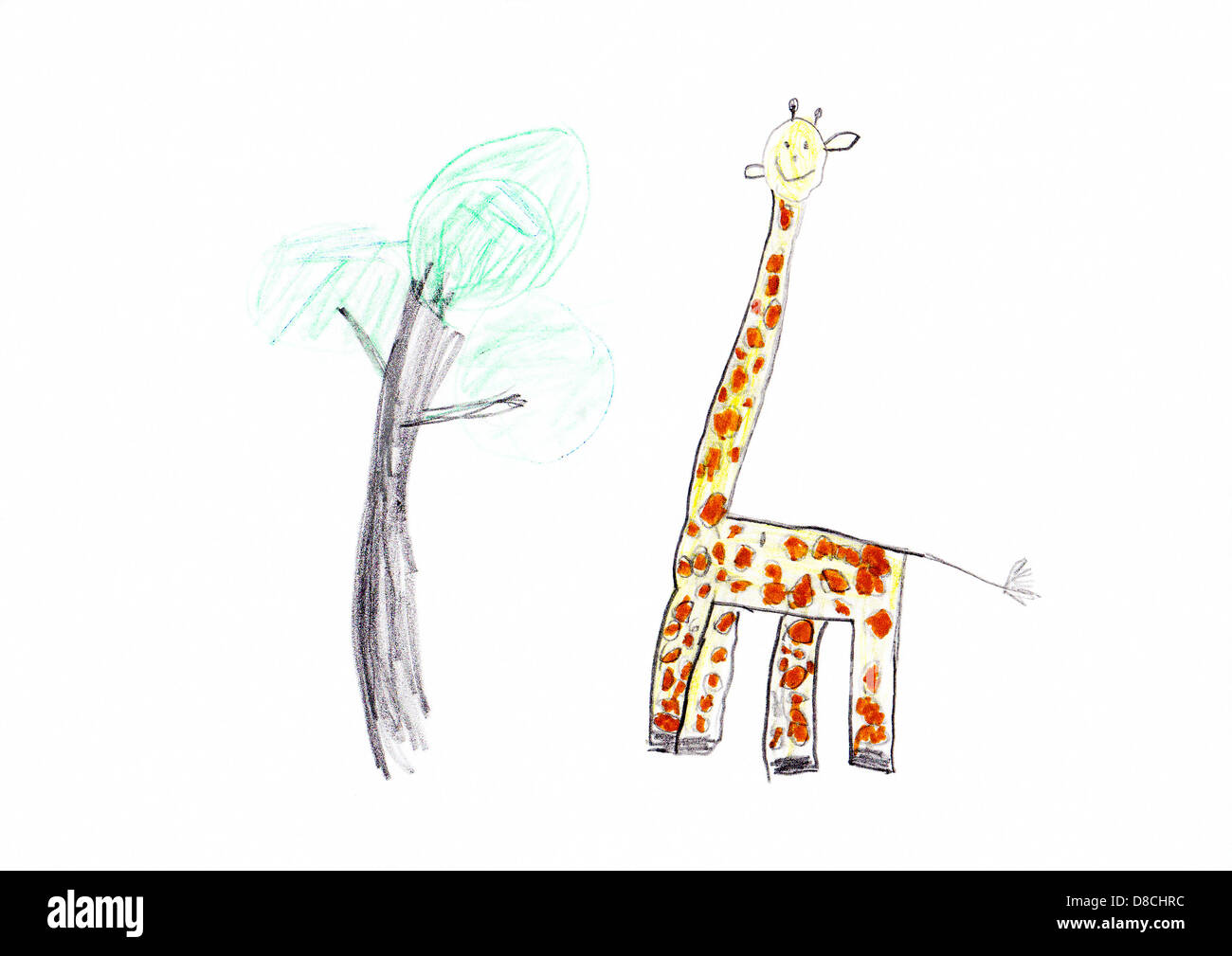 How To Draw A Giraffe: Cute Giraffe Drawing For Kids - Bright Star Kids