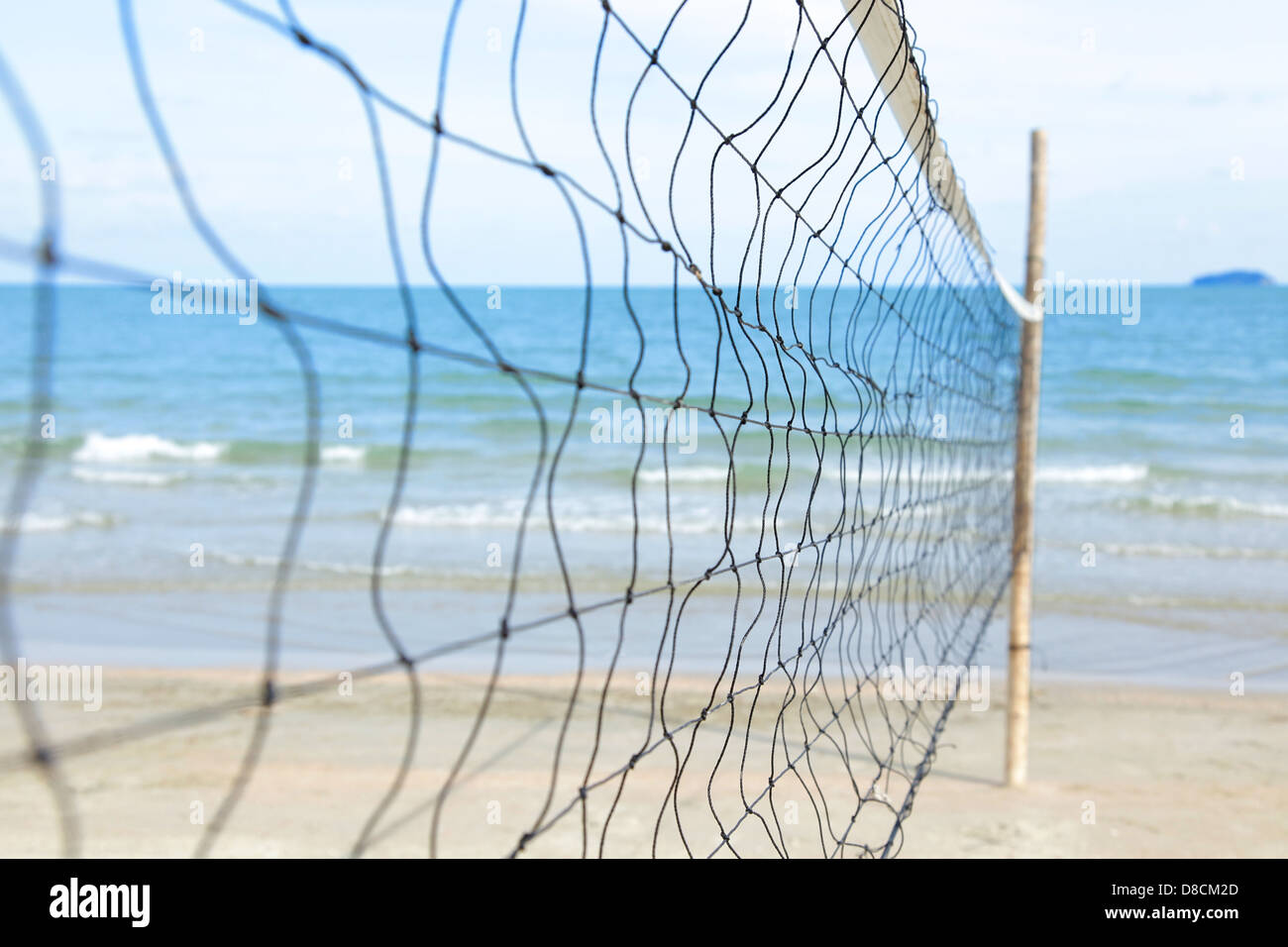 Beach volleyball net Stock Photo Alamy