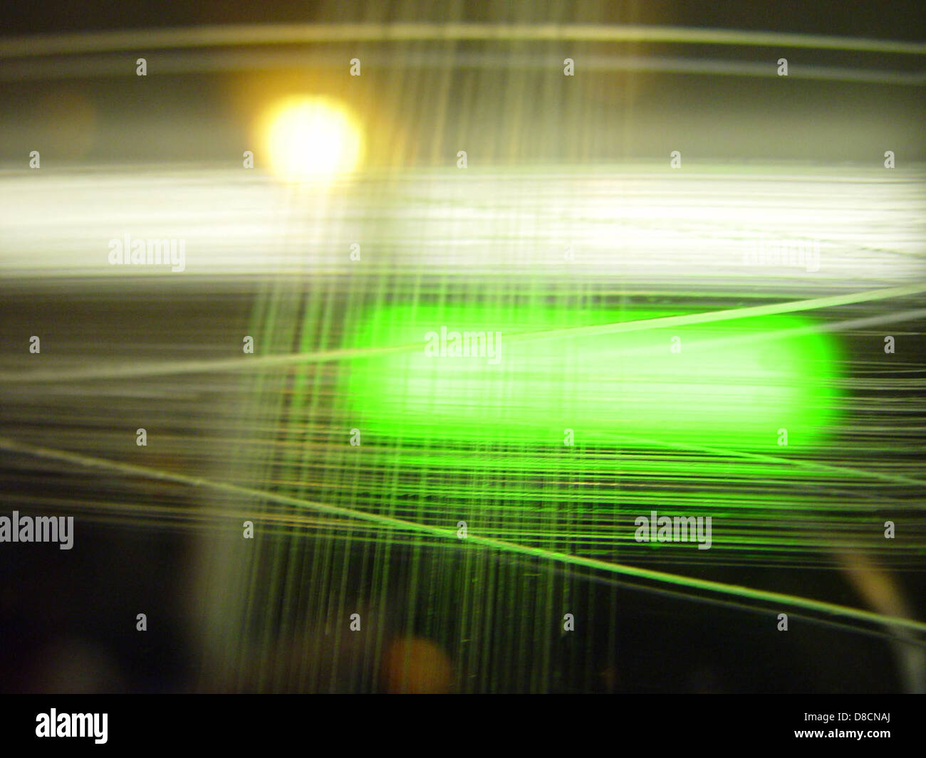 Perspex Break Pattern A green abstract design created in scored perspex, showcasing a sharp ...