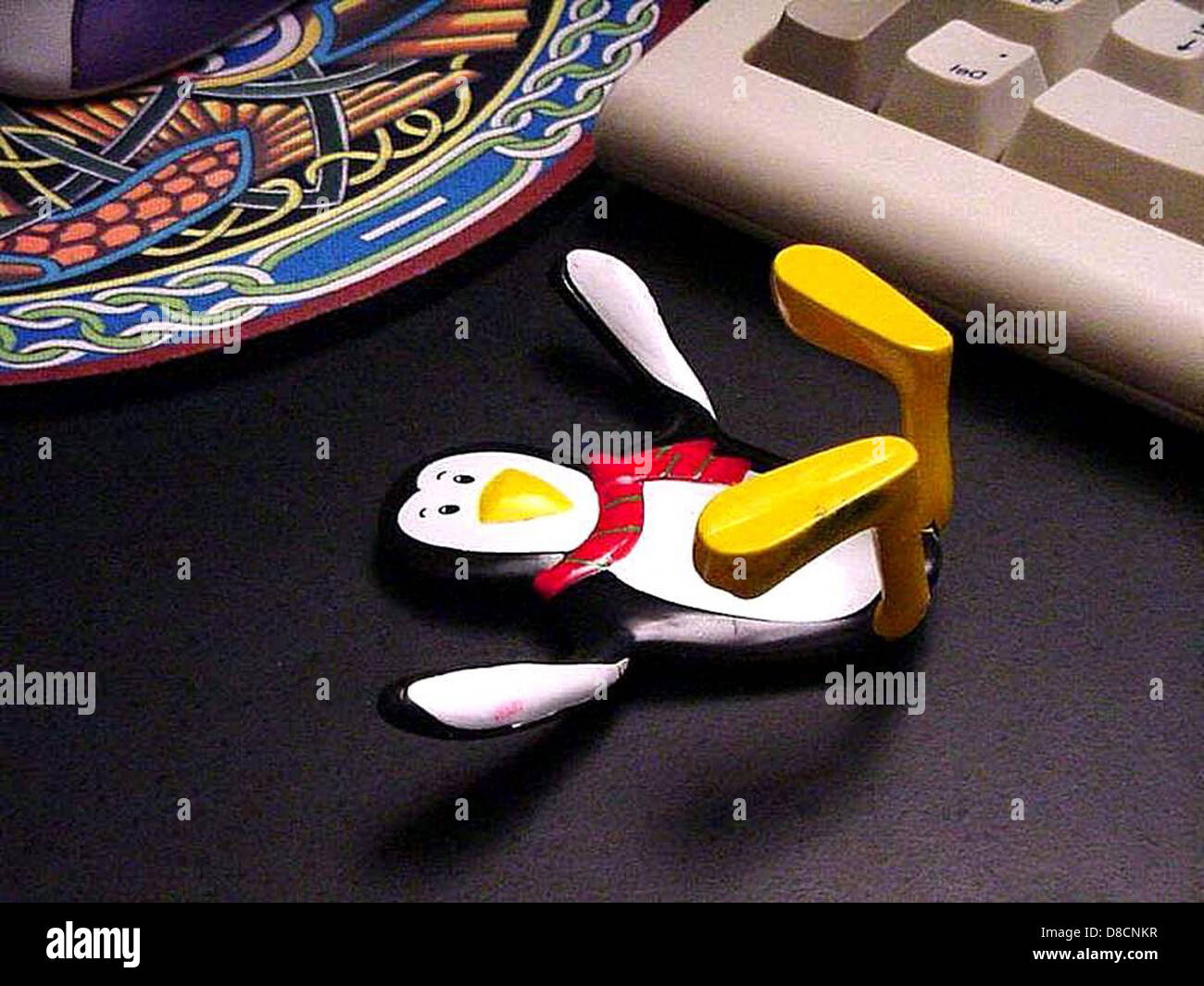 Gumby penguin toy. Stock Photo