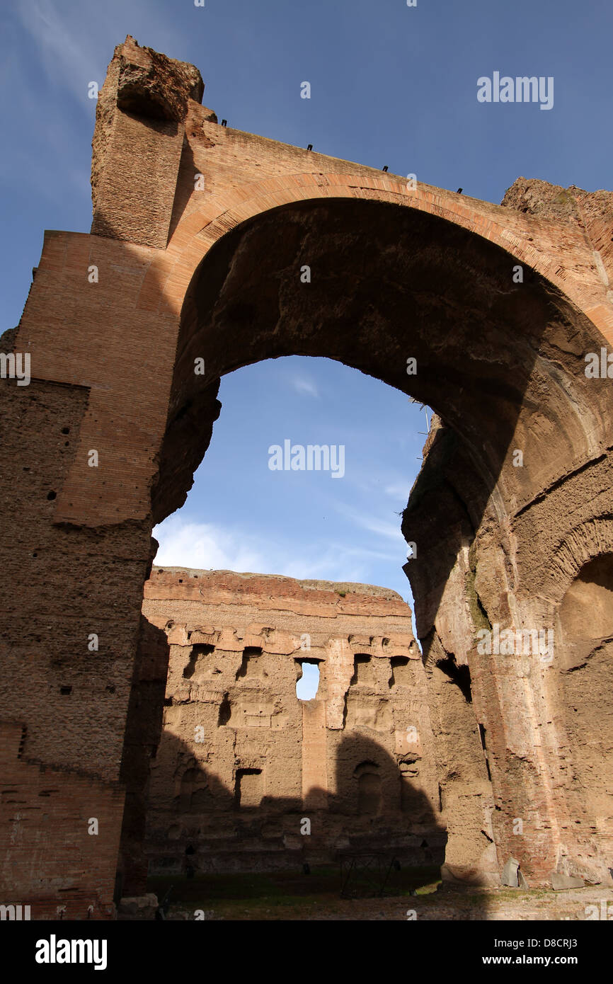 Terme di Caracalla (Baths of Caracalla) in Rome, Italy Stock Photo