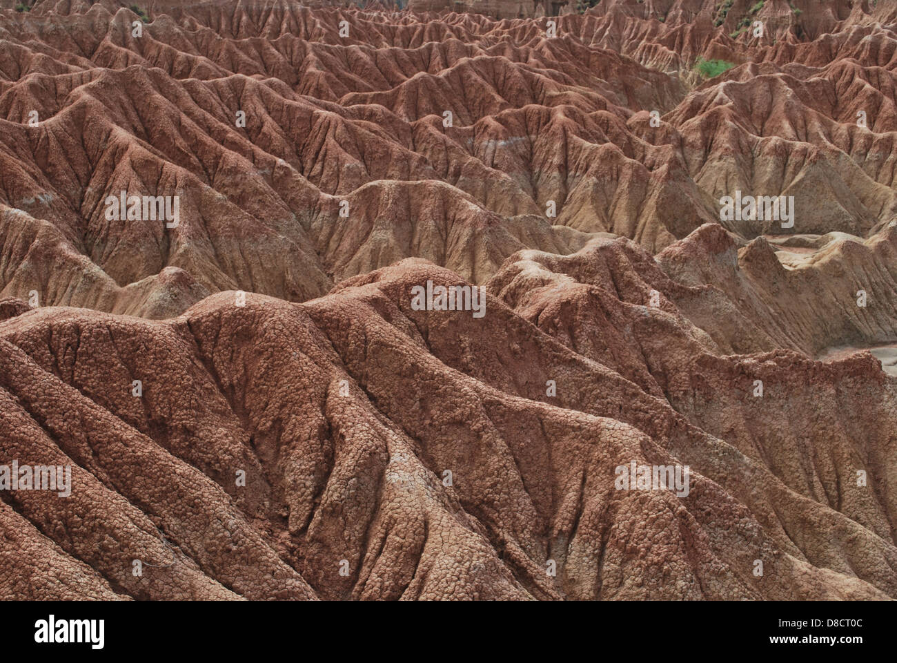 landscape shot of the miniature desert at Tatacoa Stock Photo