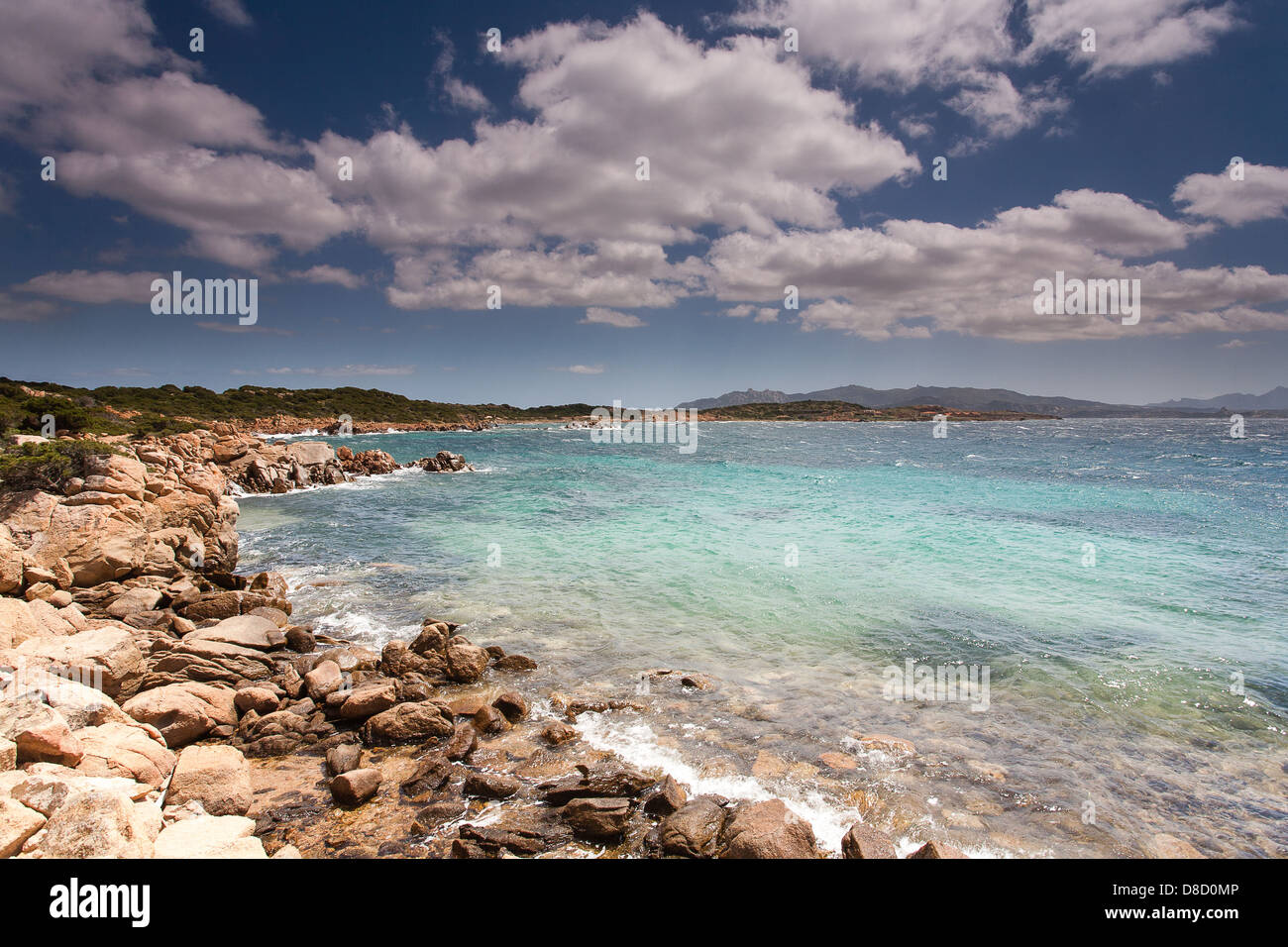 Isola Caprera, Archipelago of La Maddalena, Sardinia, Italy, Europe Stock Photo