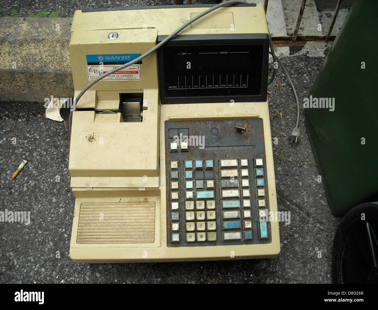 Old cash register Stock Photo Alamy