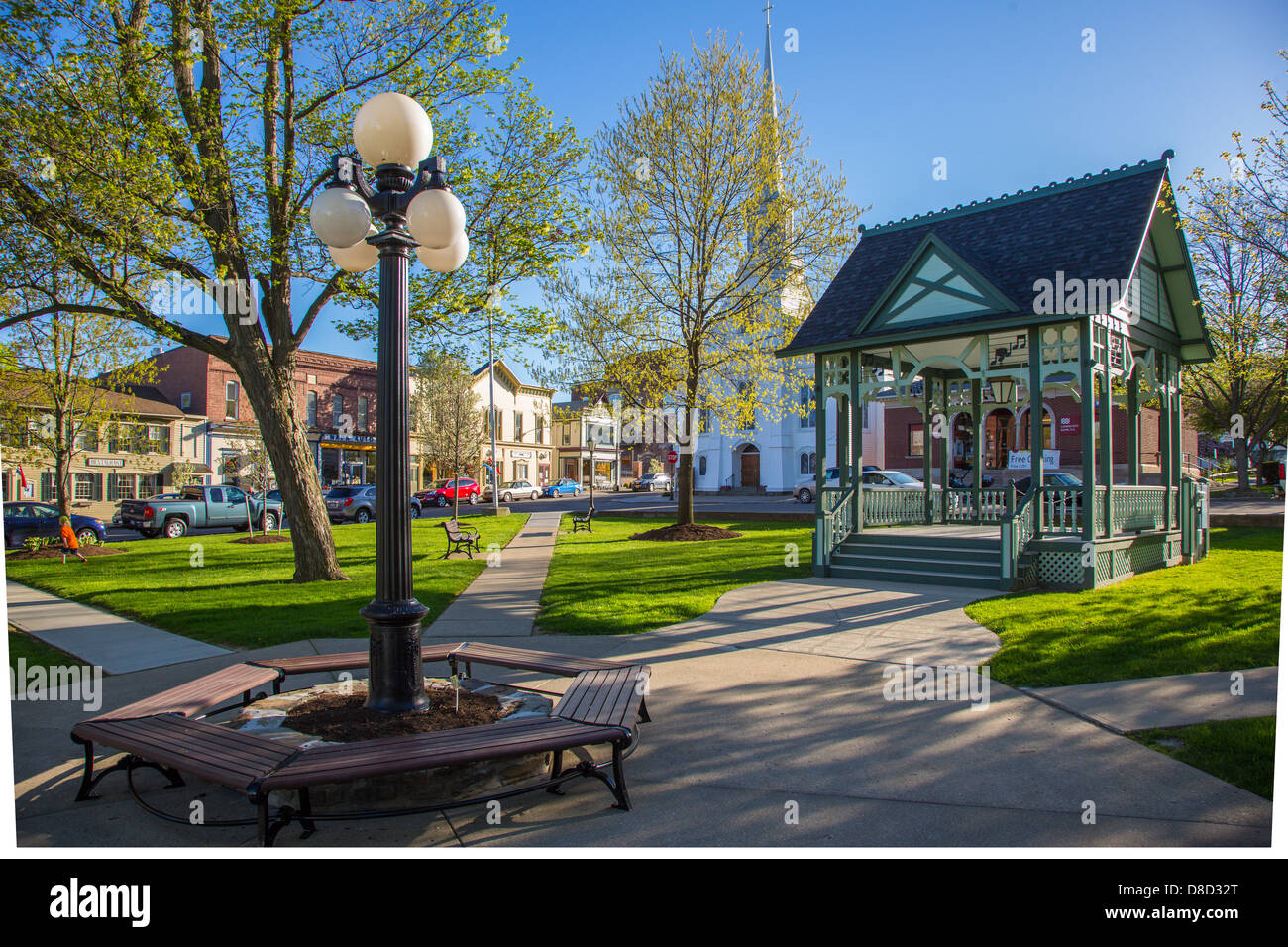 Pulteney Park in the Village of Hammondsport in the Finger Lakes reion