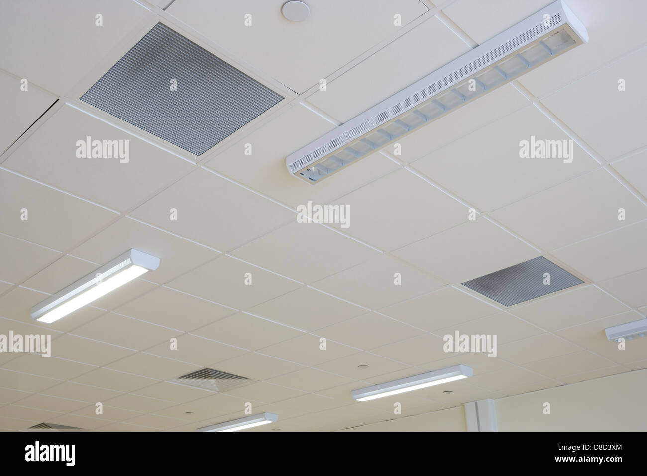 ceiling tiles Stock Photo