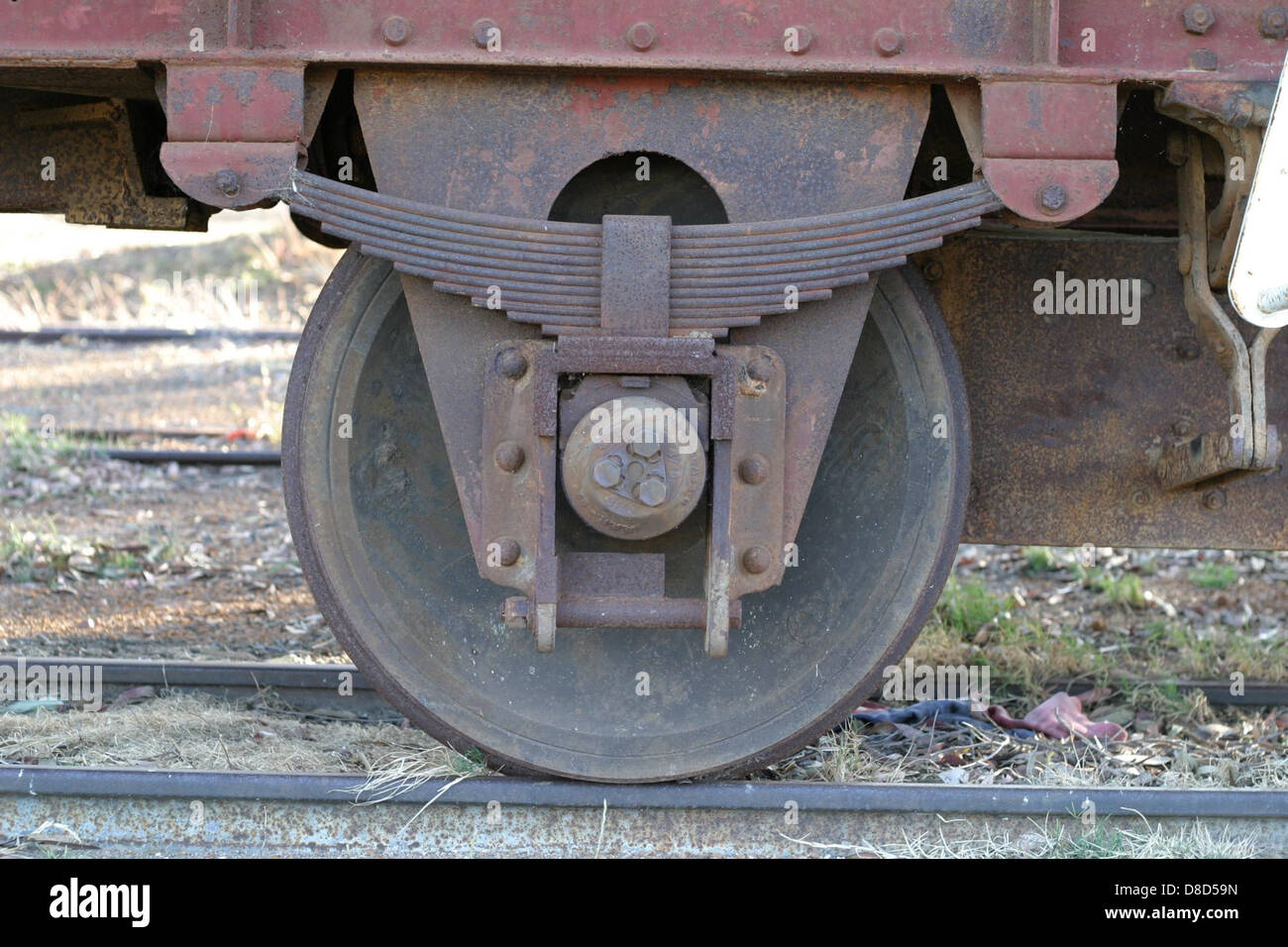 Train Wheel Names A close-up of a railcar wheel, showing the metal structure and wheel ...