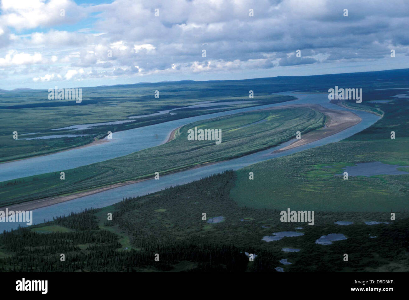 River flats landscape Stock Photo Alamy