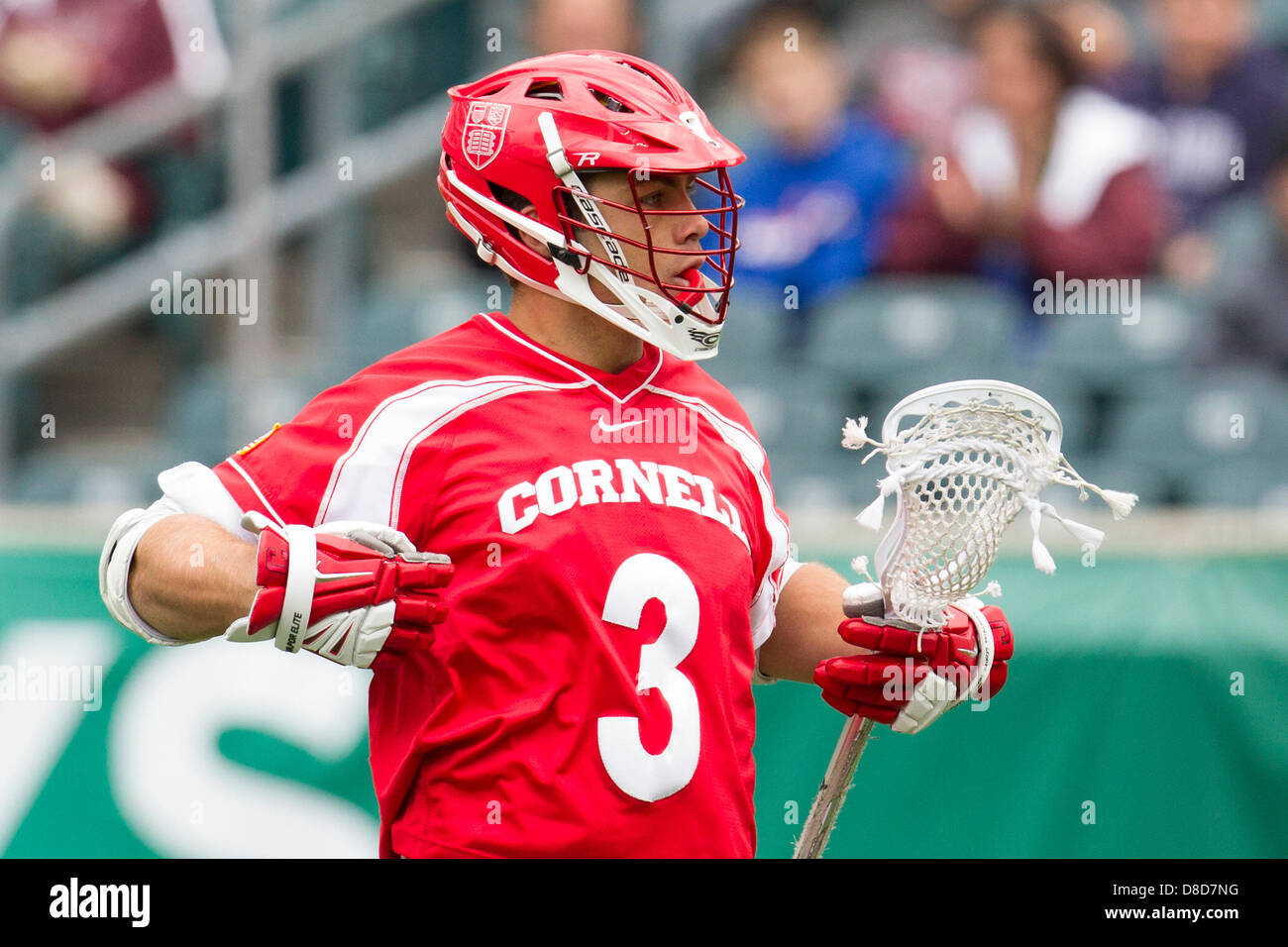 May 25, 2013 Cornell Big Red attack Rob Pannell (3) reacts to the goal