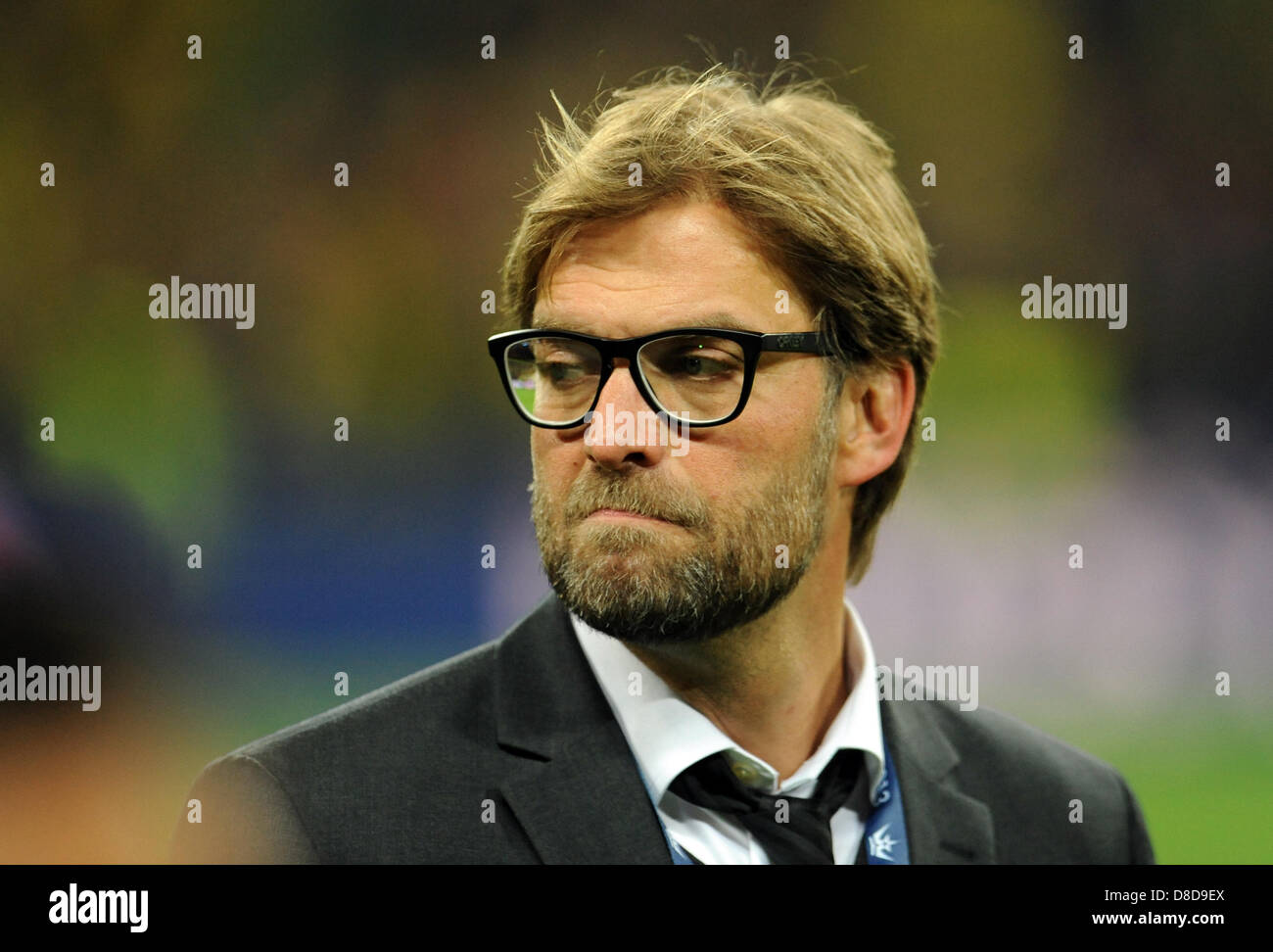 London, UK. 25th May, 2013. Dortmund's head coach Juergen Klopp reacts ...