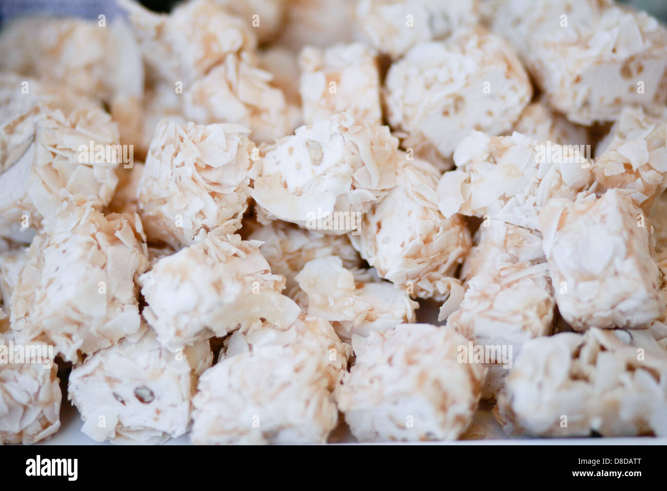 Colorful array of sweets on a market stall Stock Photo - Alamy