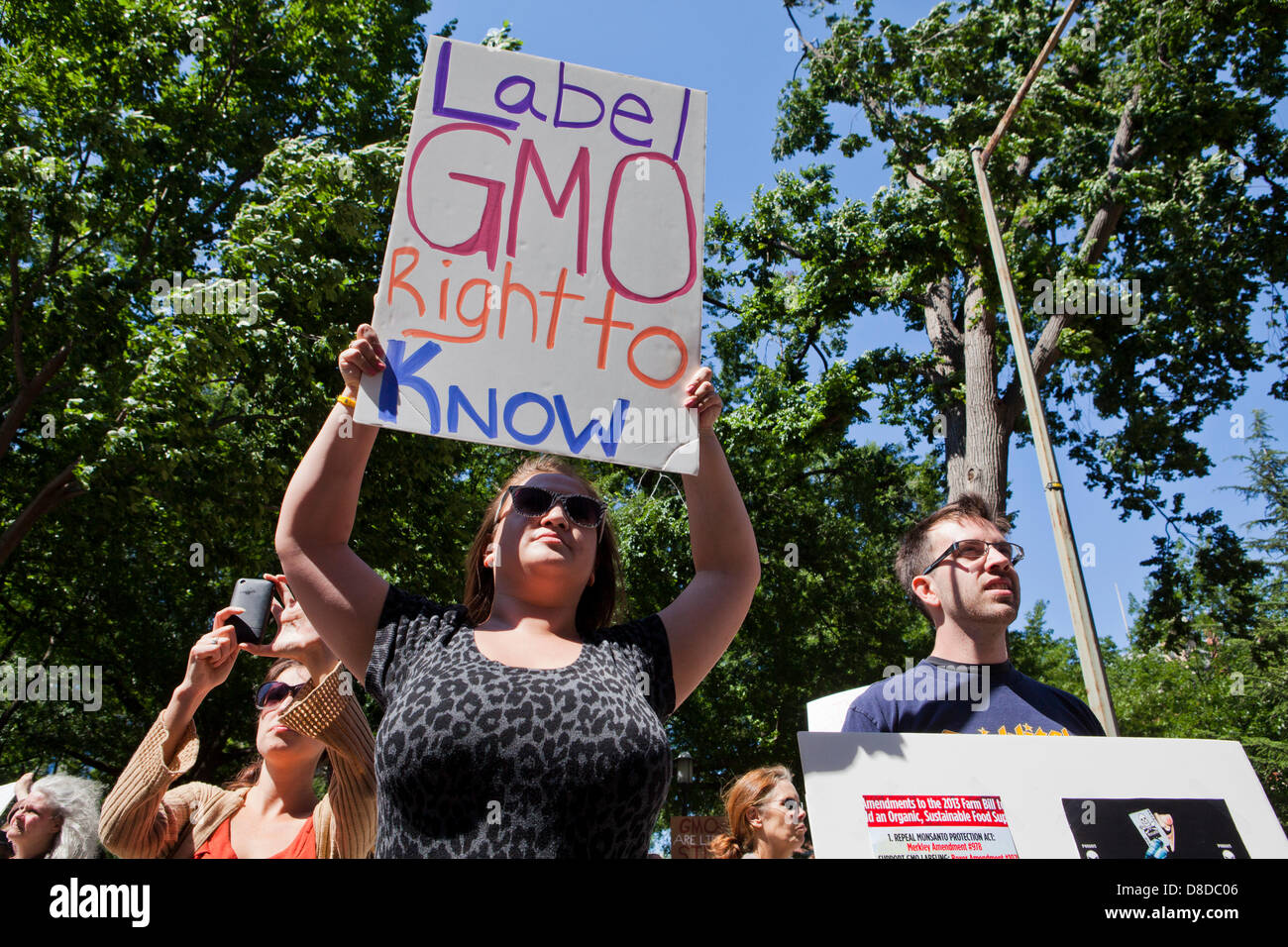 Gmo food protest hi-res stock photography and images - Alamy