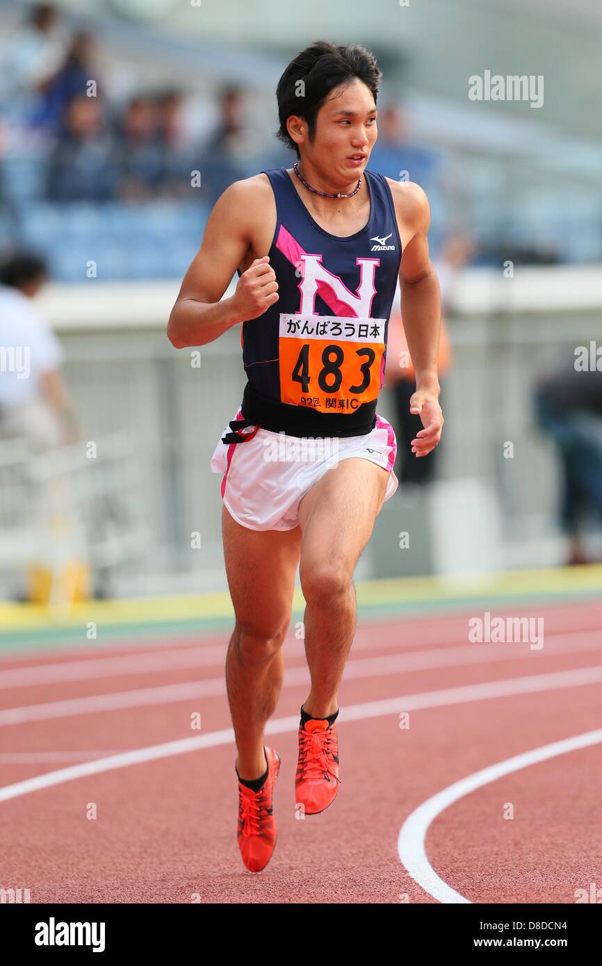 Sho Kawamoto, MAY 25, 2013 - Athletics : The 92th Kanto University Athletics Championship, Men's 800m at Nissan Stadium, Kanagawa, Japan. (Photo by AFLO SPORT) [1156] Stock Photo