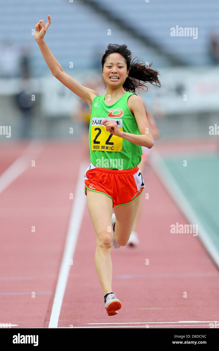 Sakurako Fukuuchi, MAY 25, 2013 - Athletics : The 92th Kanto University Athletics Championship, Women's 5000m at Nissan Stadium, Kanagawa, Japan. (Photo by AFLO SPORT) [1156] Stock Photo
