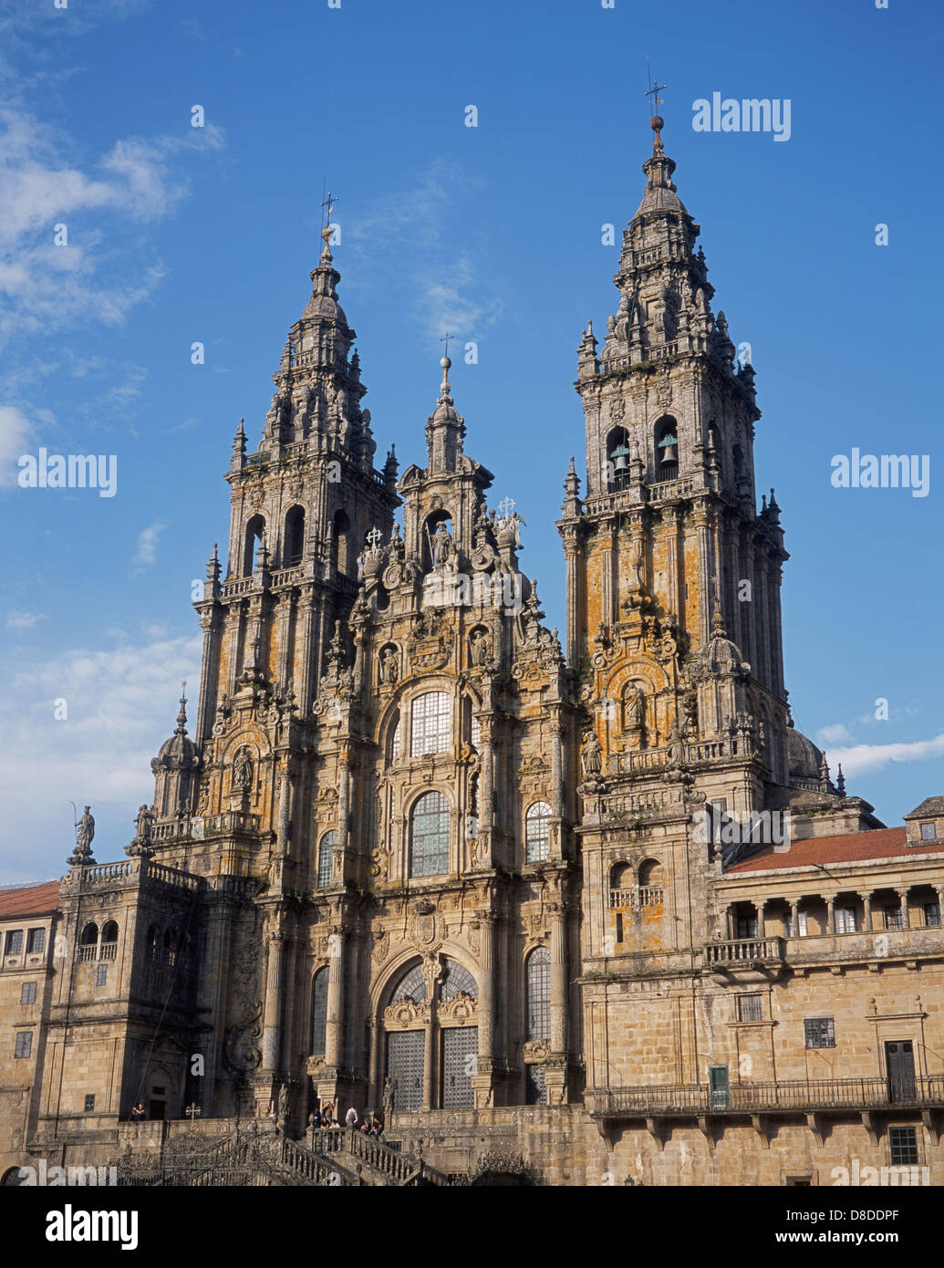 Romanesque Cathedral Built Between 1060 And 1211 Santiago De Stock Photo Alamy