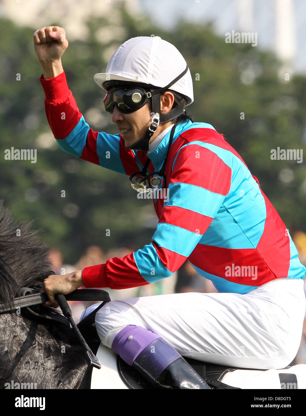 May 26, 2013 Tokyo, Japan Jockey Yutaka Take riding Kizuna