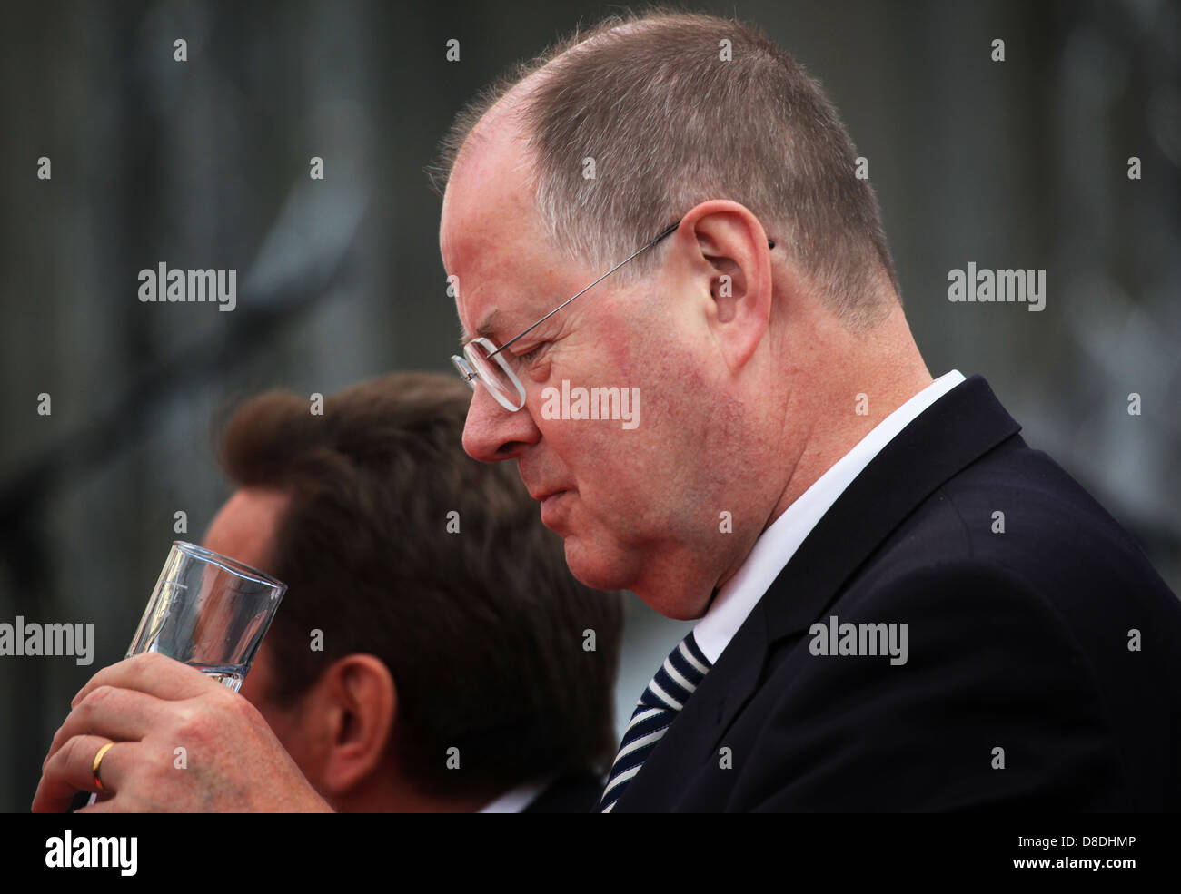 Peer Steinbrück (SPD), top candidate for Federal Chancellor, to run in the 2013 federal elections against Angela Merkel. Germany Stock Photo