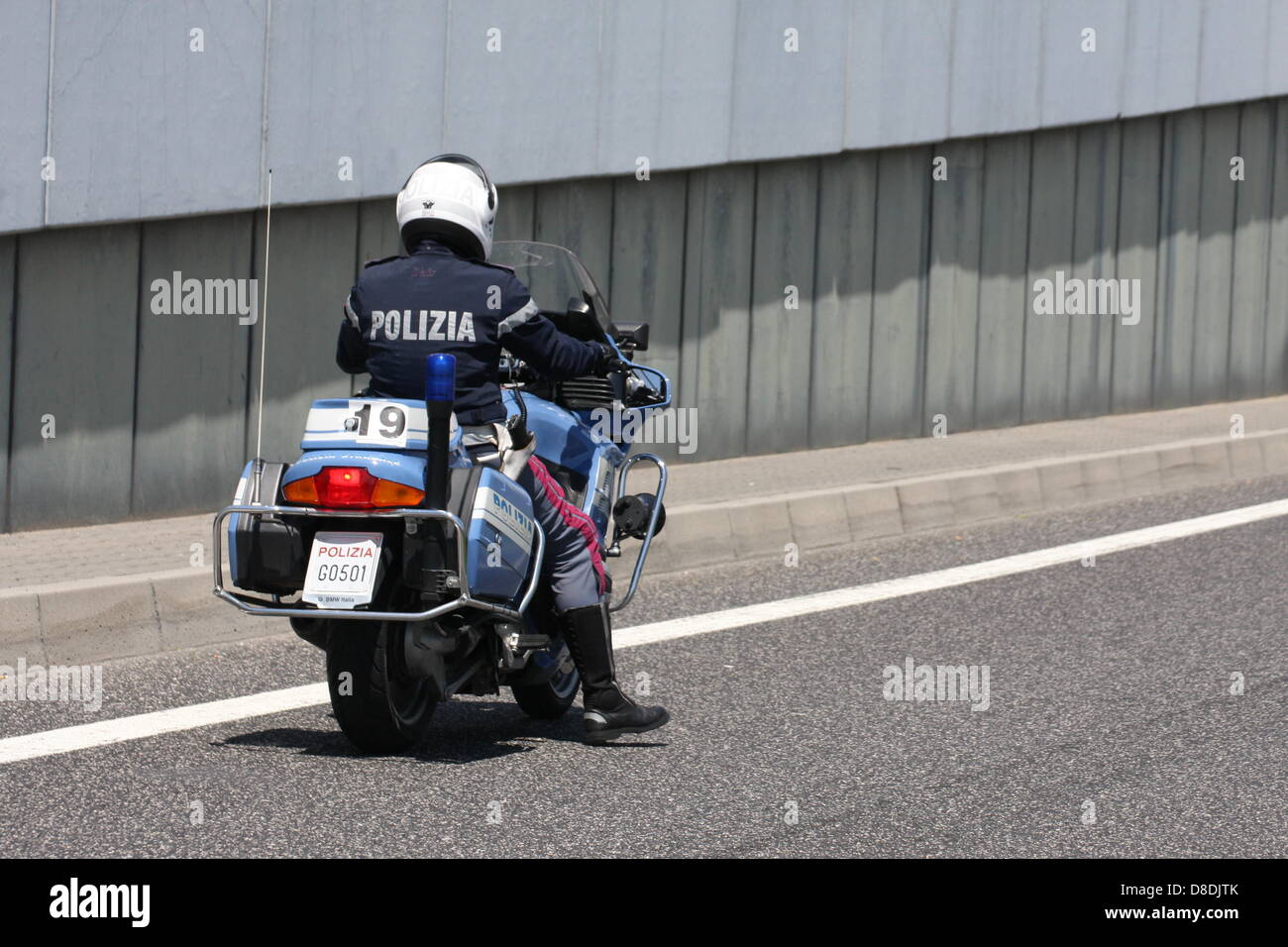 Vicenza, Italy.  26 May 2013 Italy, Vicenza, VI, Giro di Italia Tour of Italy Technical patrol police escort while ago by the cyclists. Credit: FC Italy/Alamy Live News Stock Photo