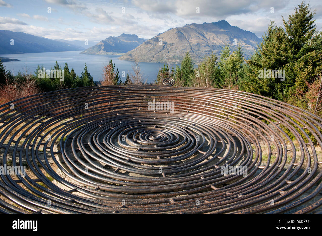 A view of the Basket of Dreams in the Queenstown Hill Recreation Reserve in  Queenstown, in the South Island of New Zealand Stock Photo - Alamy