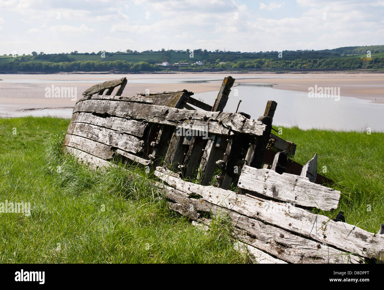 Wrecked Barges near the village of Purton Gloucestershire, on the Banks