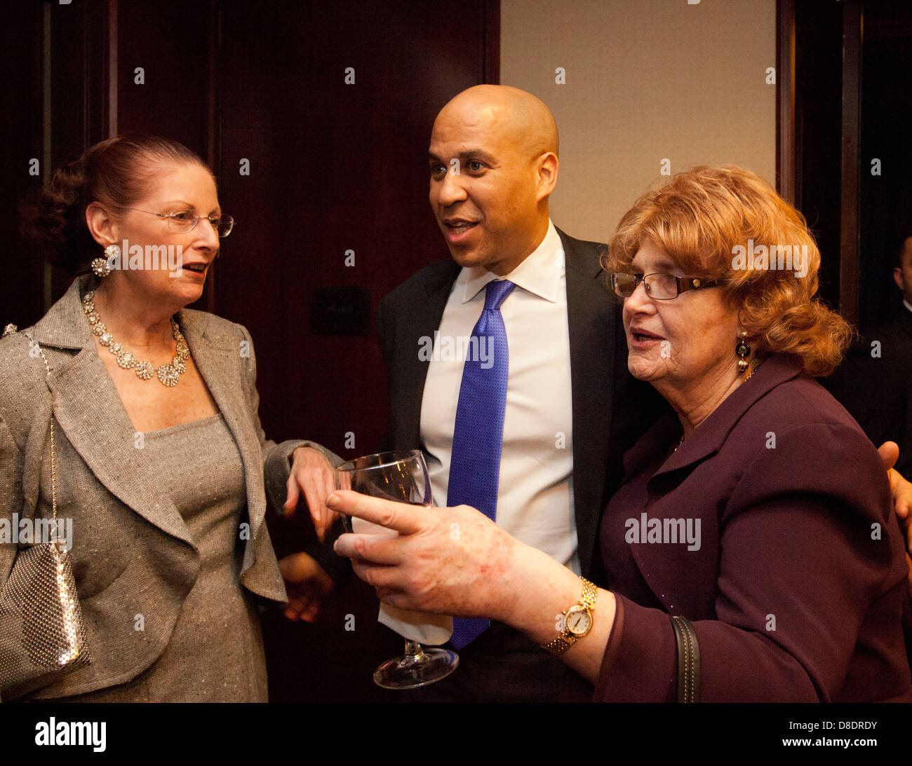 Newark Mayor Cory Booker attends the New Jersey Society Ball to benefit