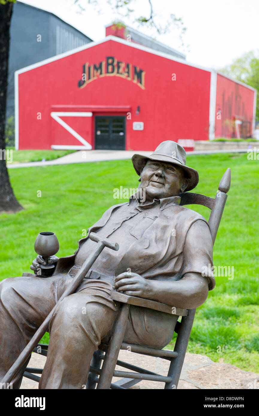 USA Louisville, Kentucky, Jim Beam American Stillhouse Statue of