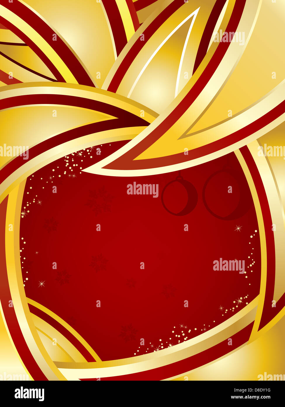 Merry Christmas Background with stars.Vector Image Stock Photo - Alamy
