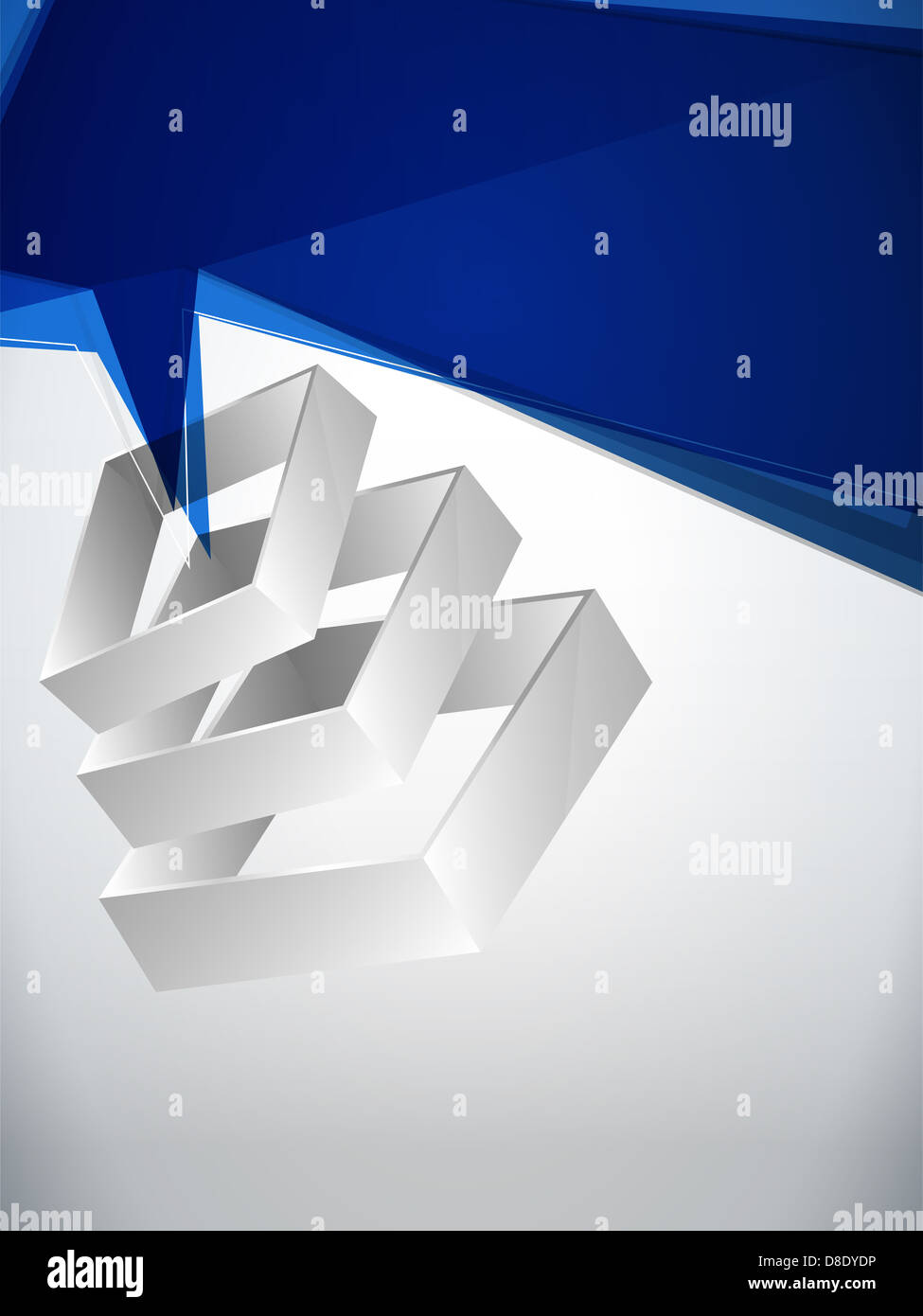 Vector - Abstract Geometric 3D Background Stock Photo - Alamy