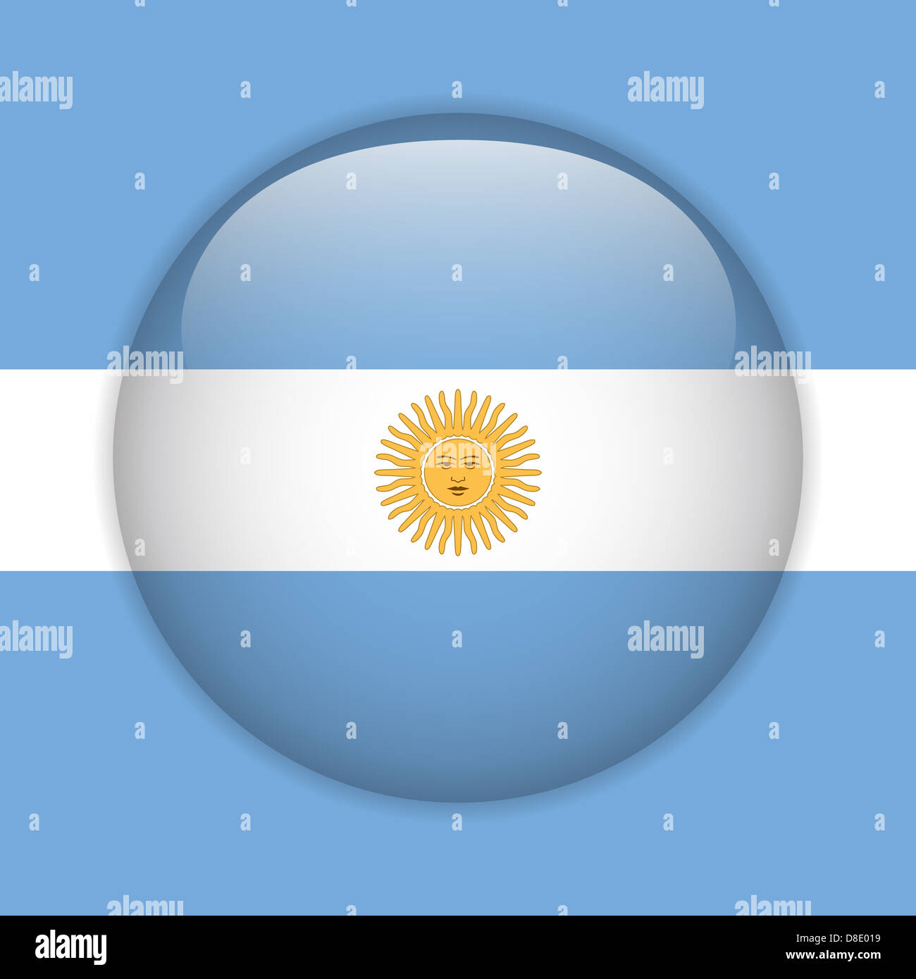 Vector - Argentina Flag Glossy Button Stock Photo - Alamy