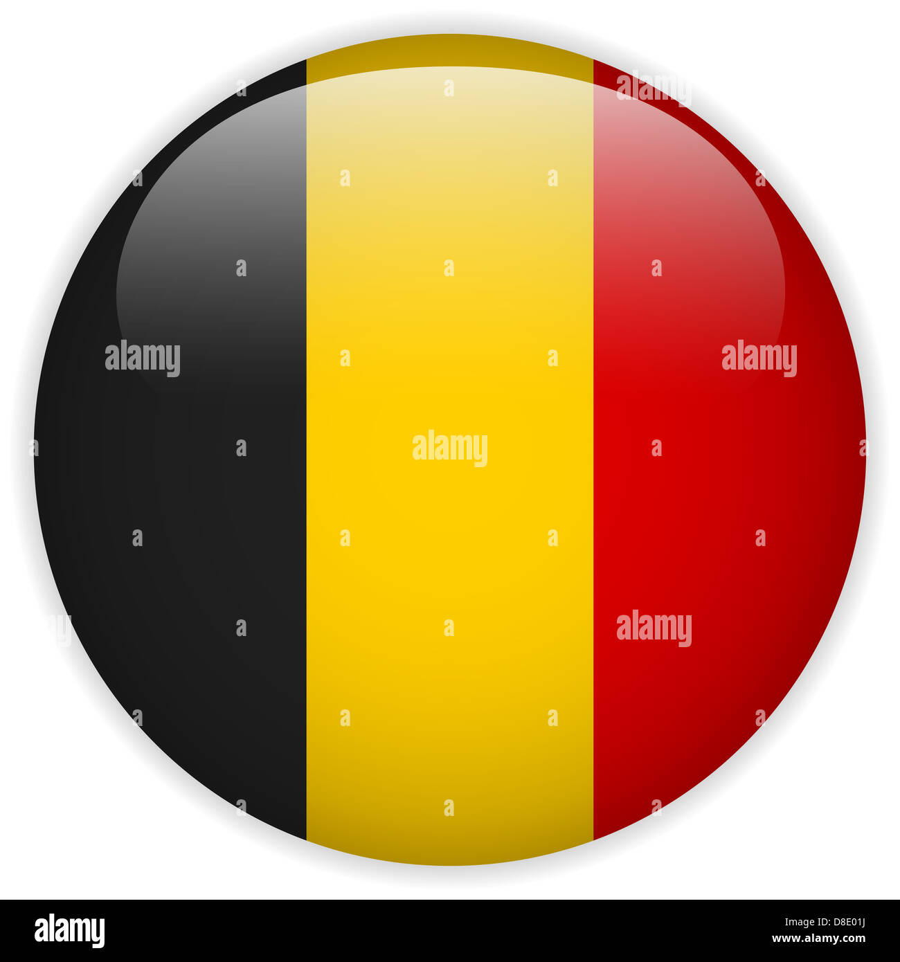 Vector - Belgium Flag Glossy Button Stock Photo - Alamy