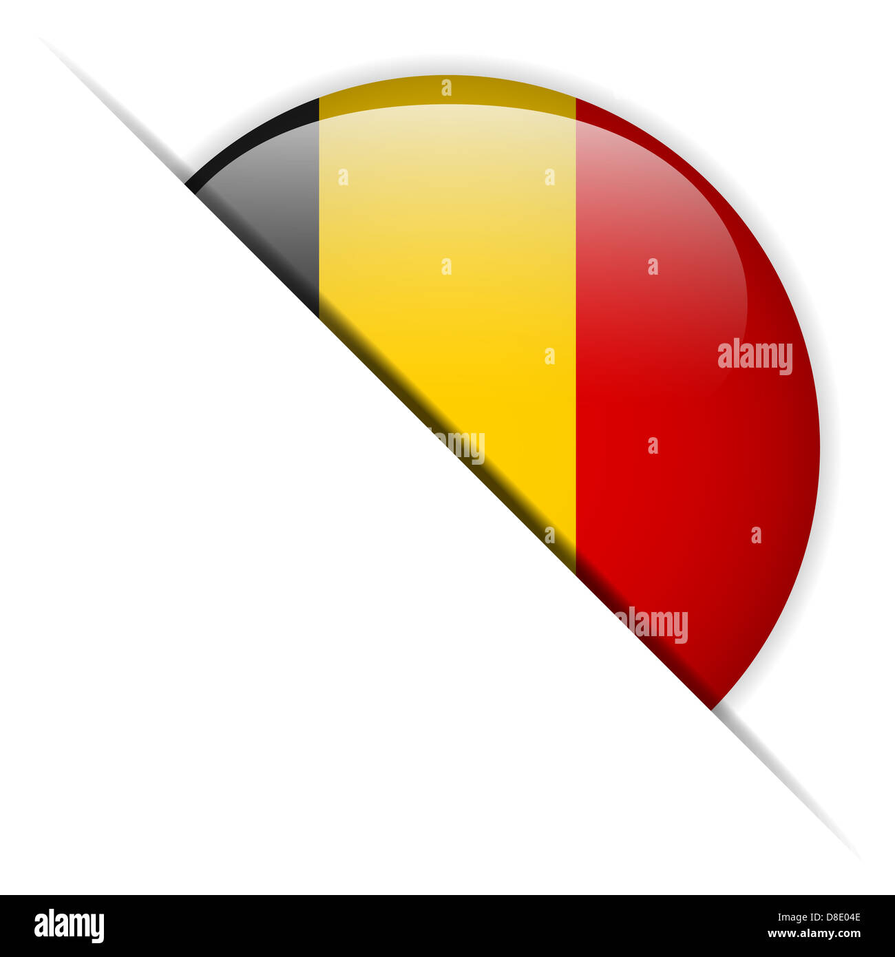 Vector - Belgium Flag Glossy Button Stock Photo - Alamy