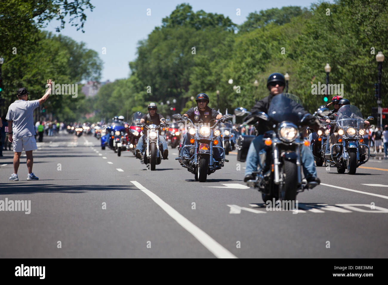 Rolling Thunder ride - Washington, DC USA Stock Photo - Alamy