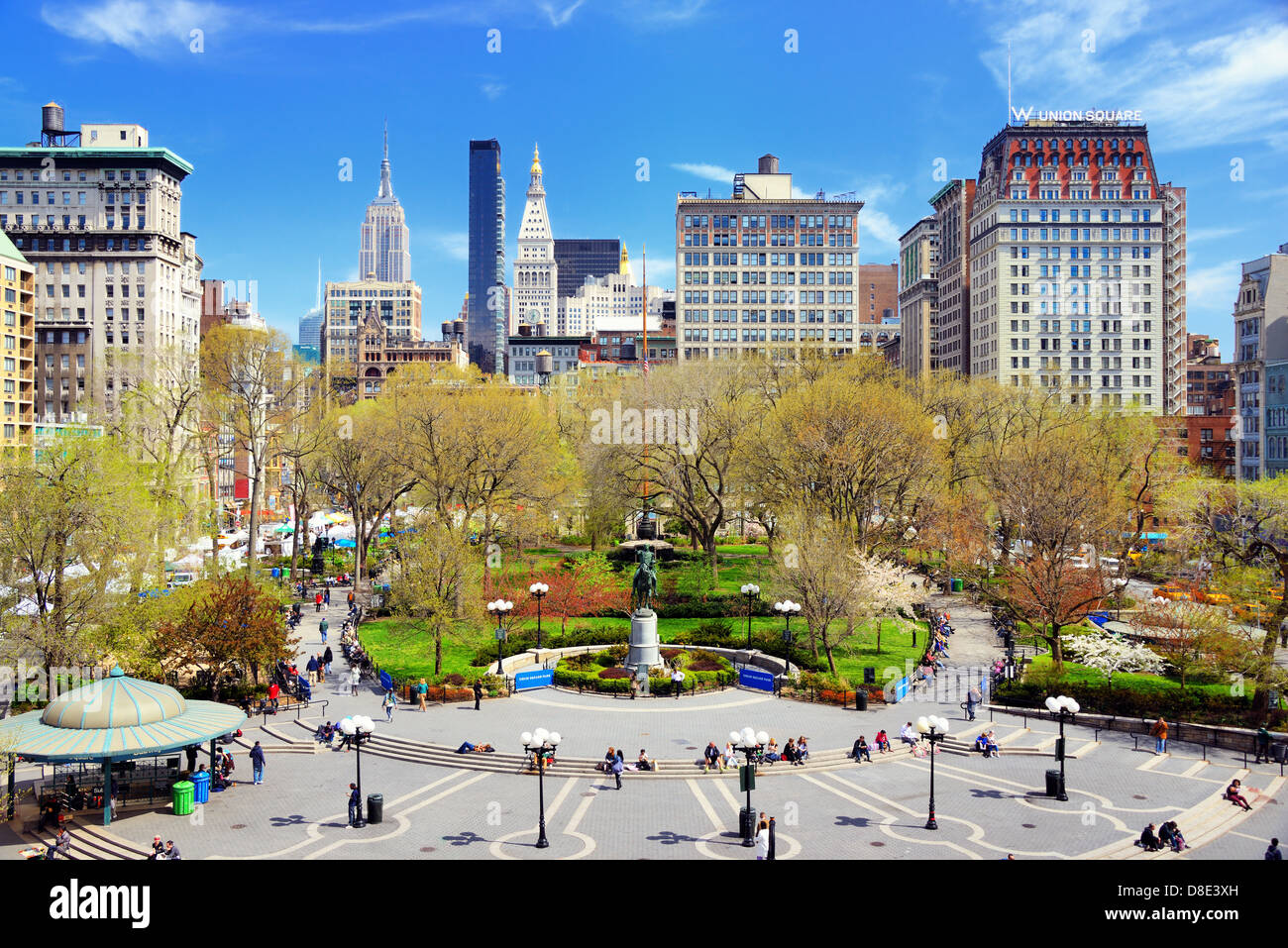 Union Square in New York City Stock Photo