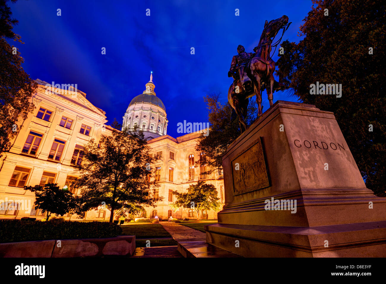 Georgia State Capitol Building in Atlanta, Georgia, USA. Stock Photo