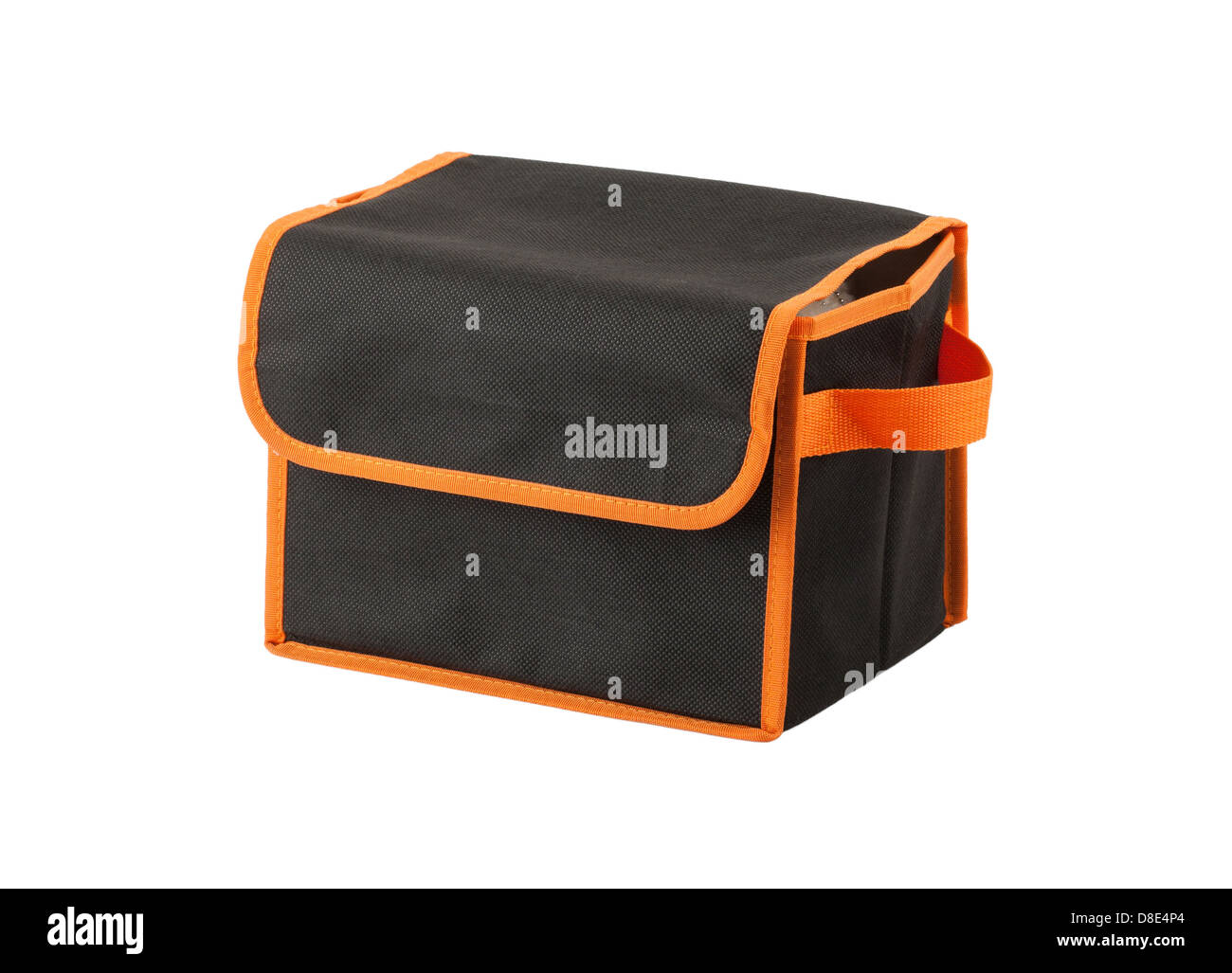 A fabric black box for keeping stuff or anything Stock Photo