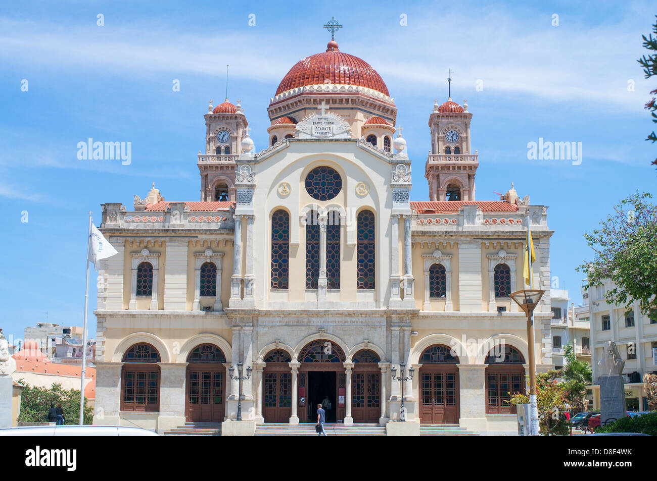 Agios Minas cathedral Heraklion, Crete, Greece Stock Photo