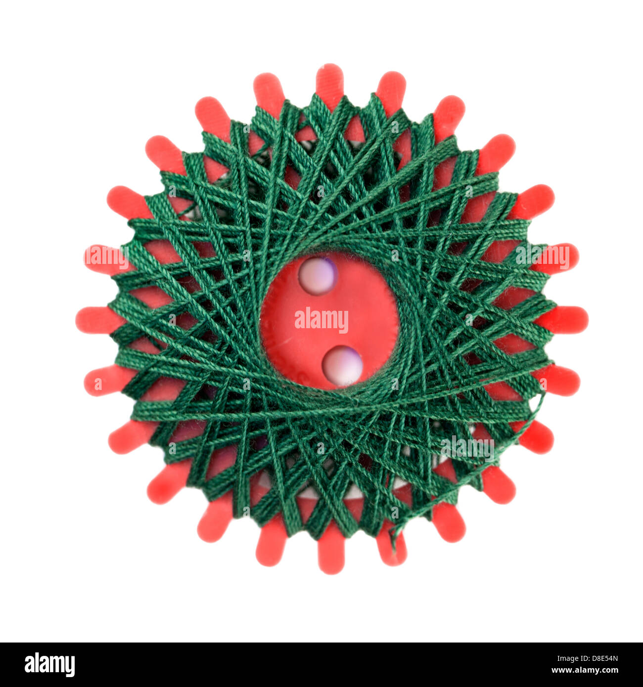 Rounded sewing thread Stock Photo Alamy