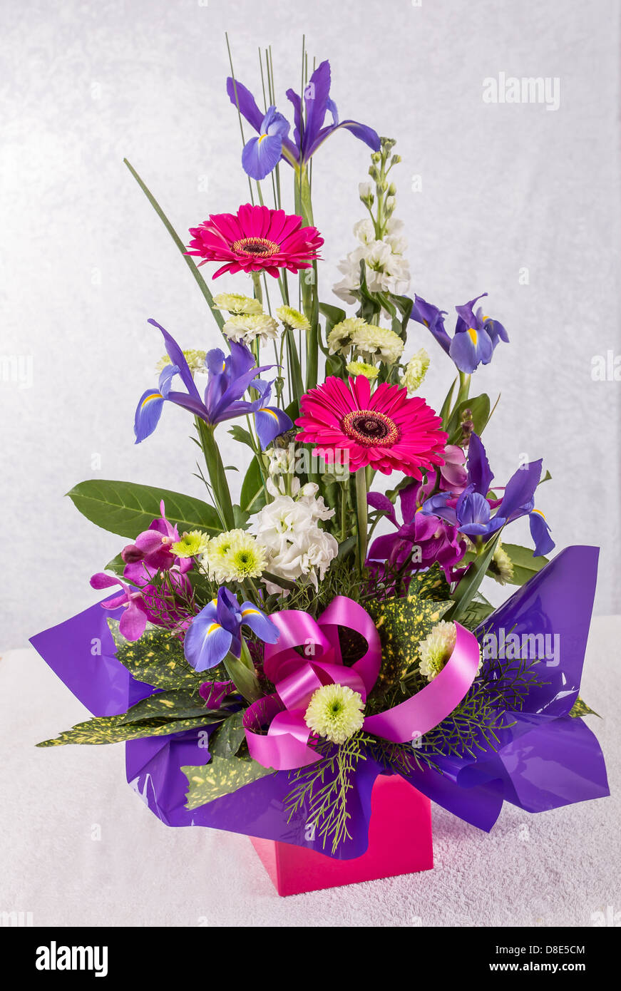 Beautiful flower arrangement gift Stock Photo Alamy
