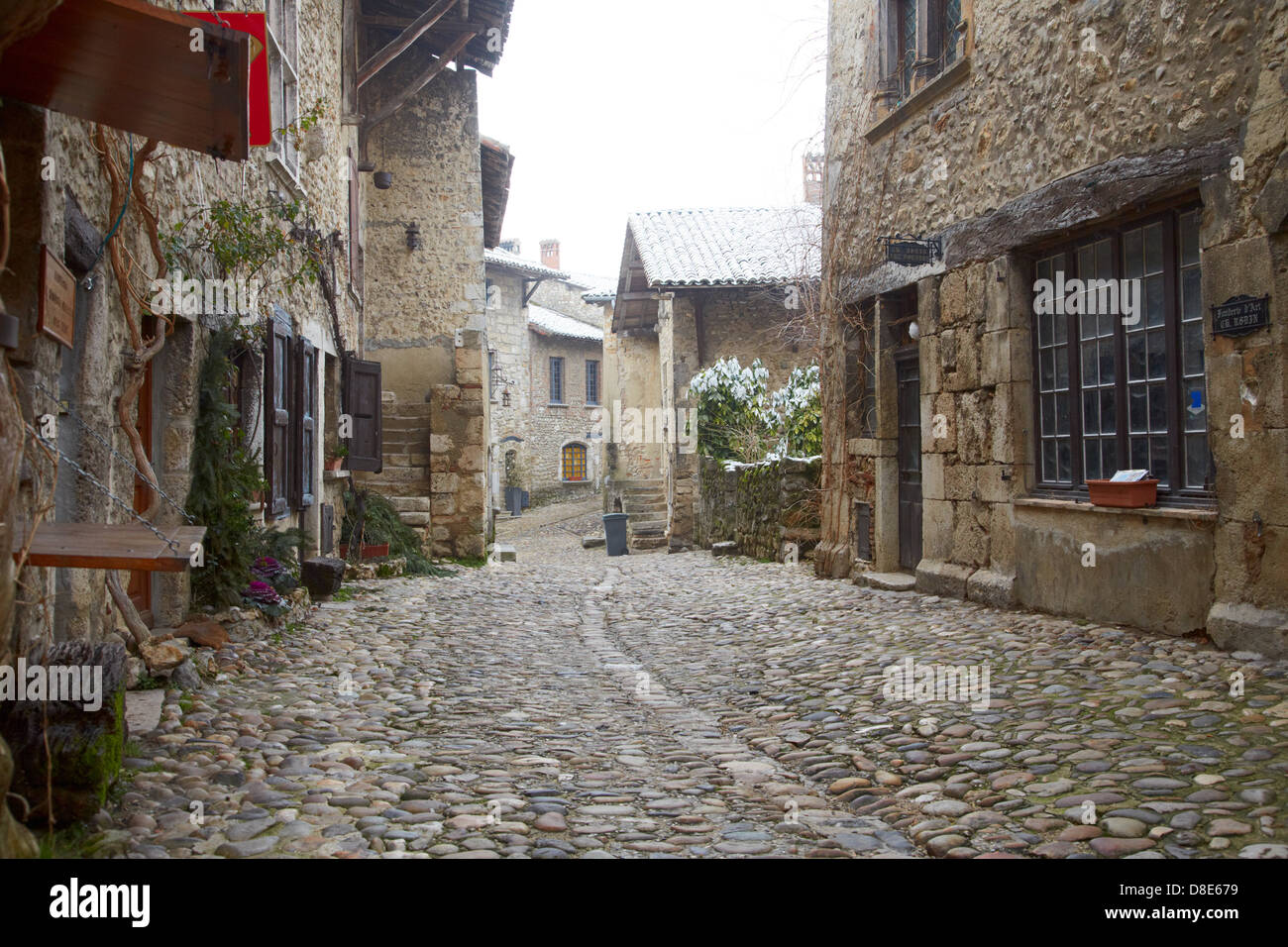 Perouges, Rhone-Alpes, France, Europe Stock Photo - Alamy
