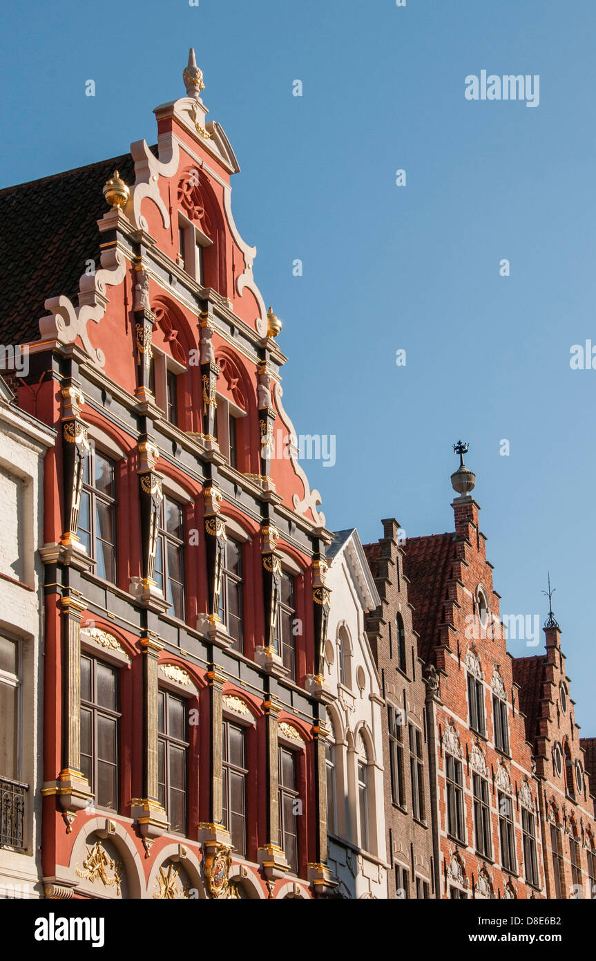 Houses in Bruges, Belgium Stock Photo Alamy